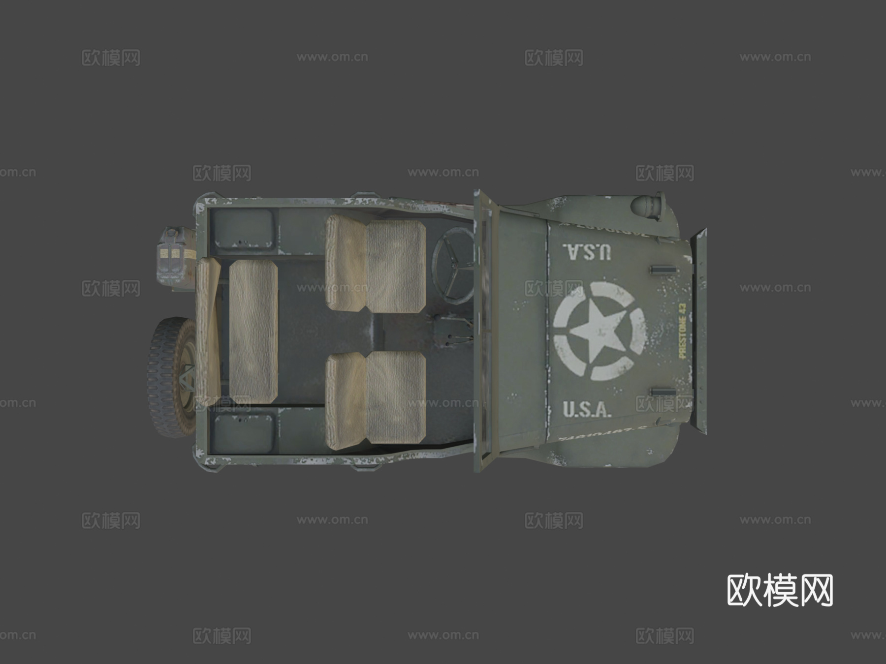 吉普威利斯1944款su模型