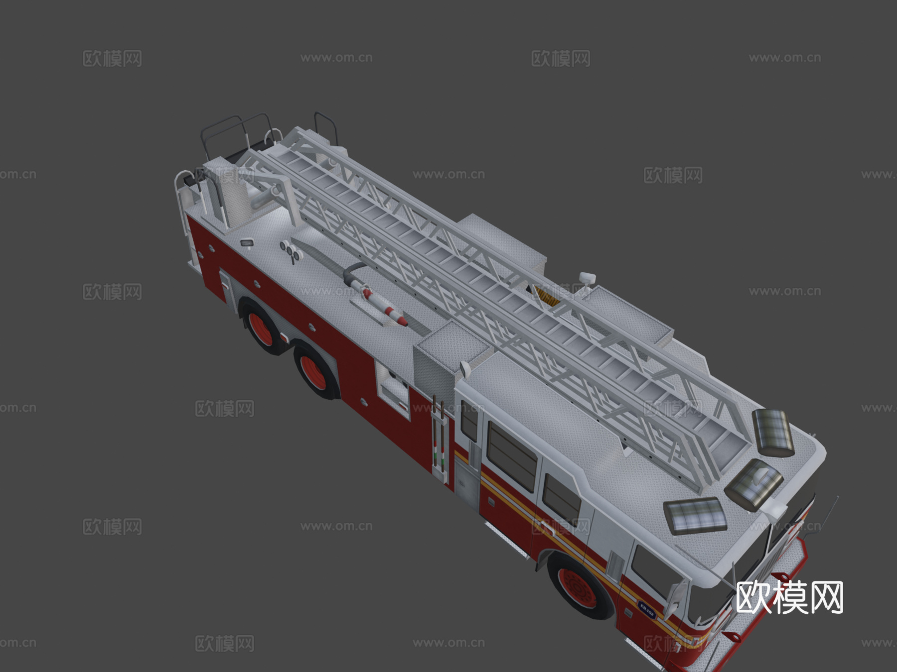消防车车辆su模型