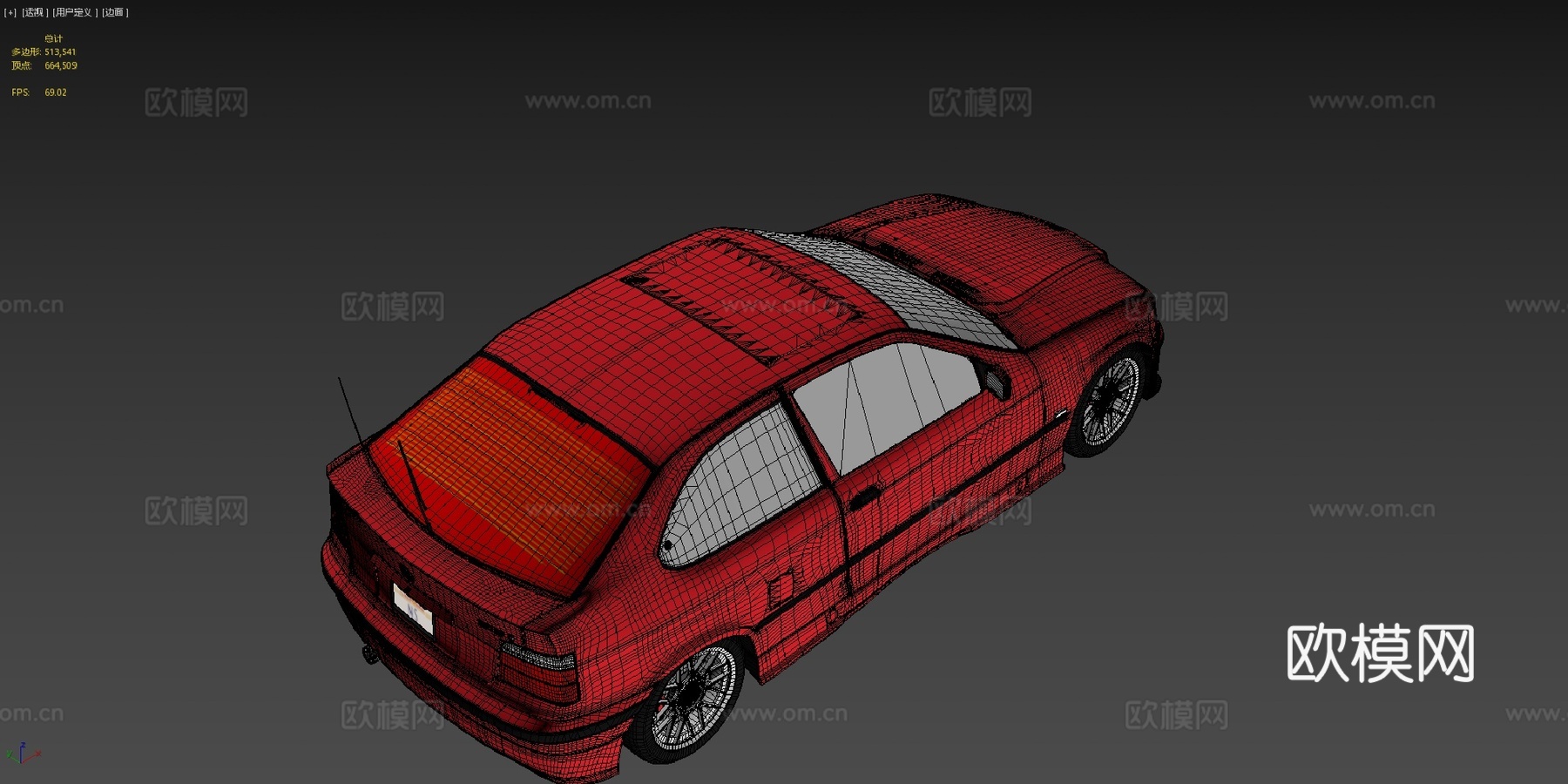 宝马E36 318tisu模型