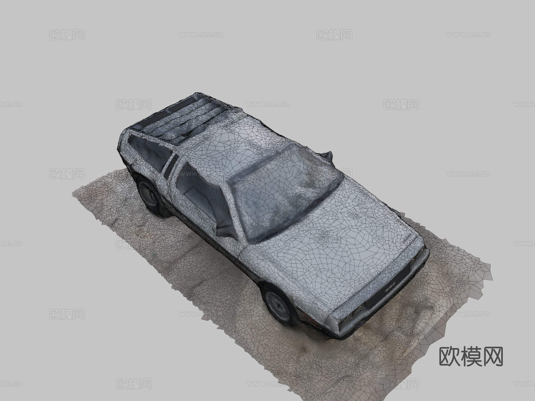 德罗宁DMC-12su模型