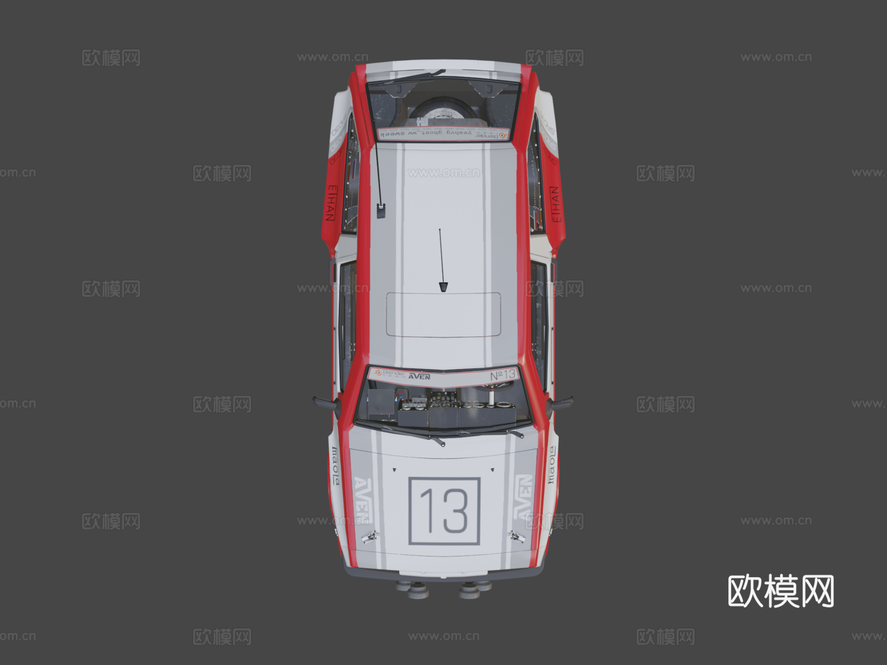 VAZ-2108拉力赛su模型