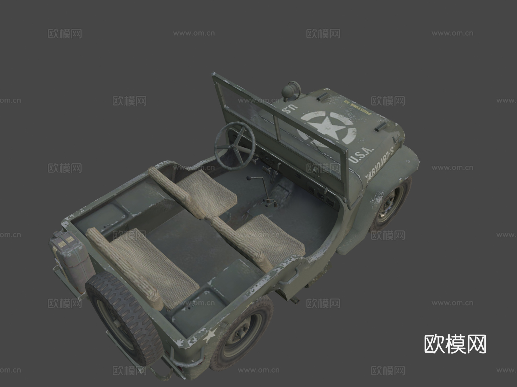吉普威利斯1944款su模型