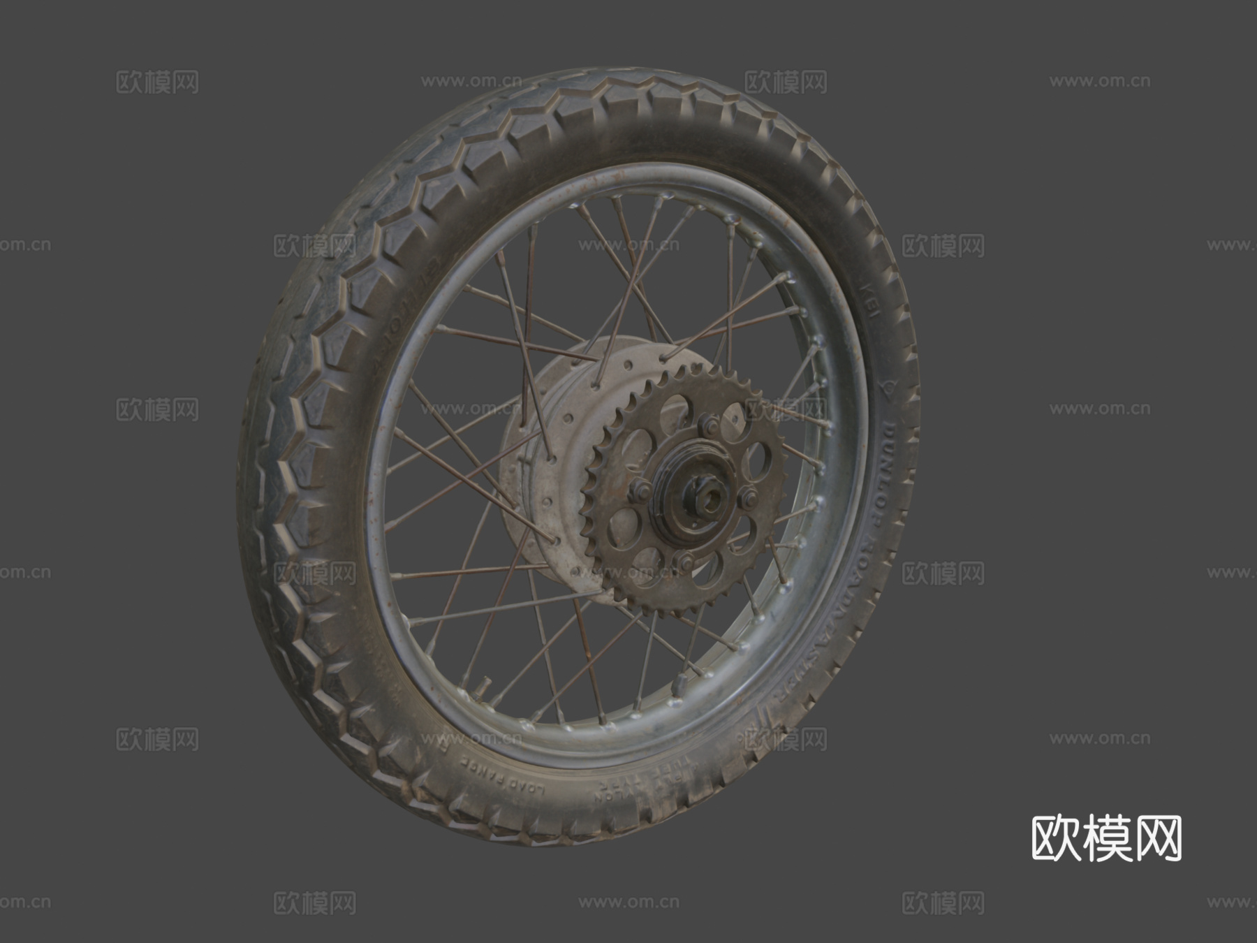 摩托车轮 - 阿泰克伊娃三维扫描su模型