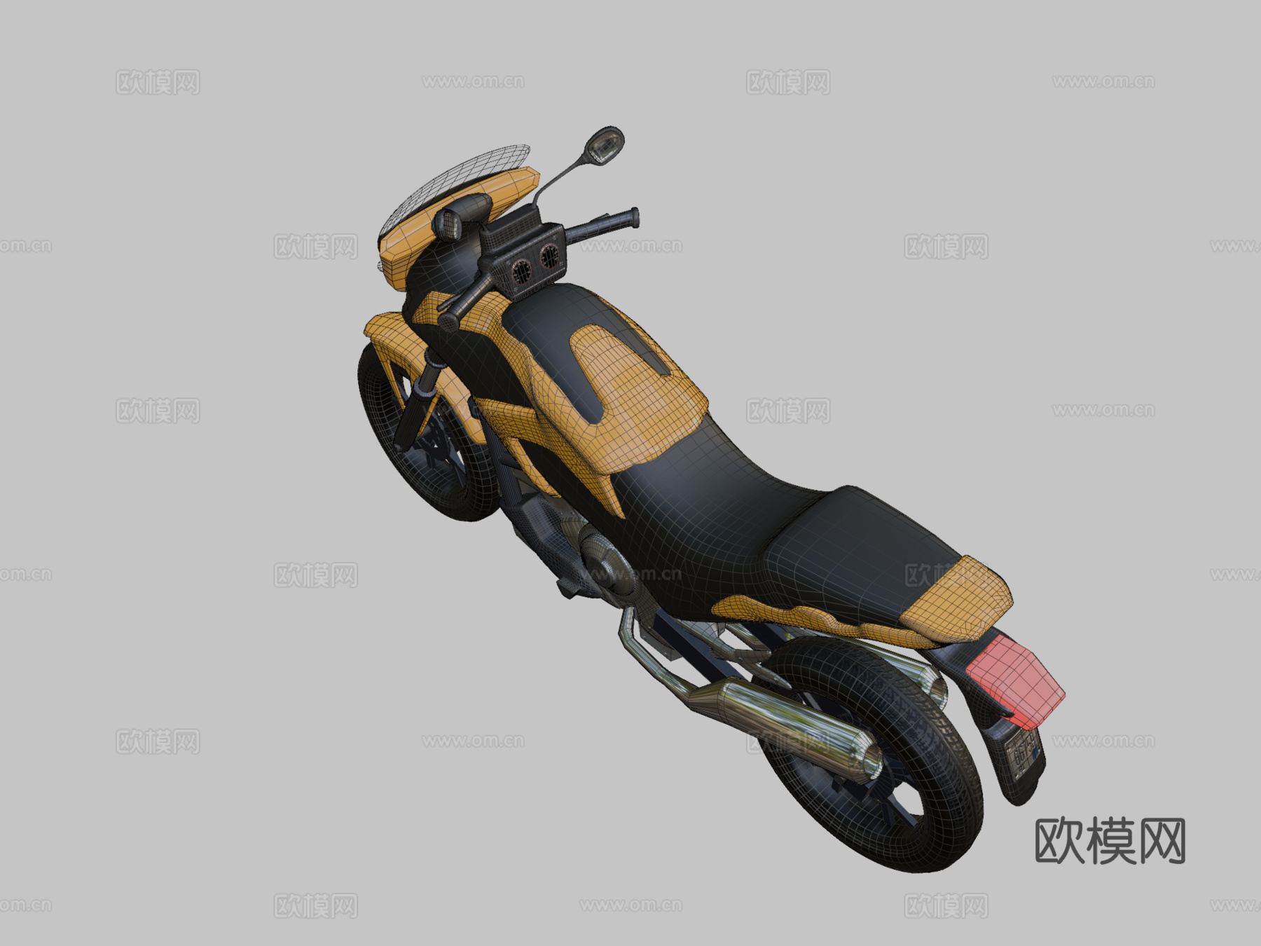 摩托车su模型