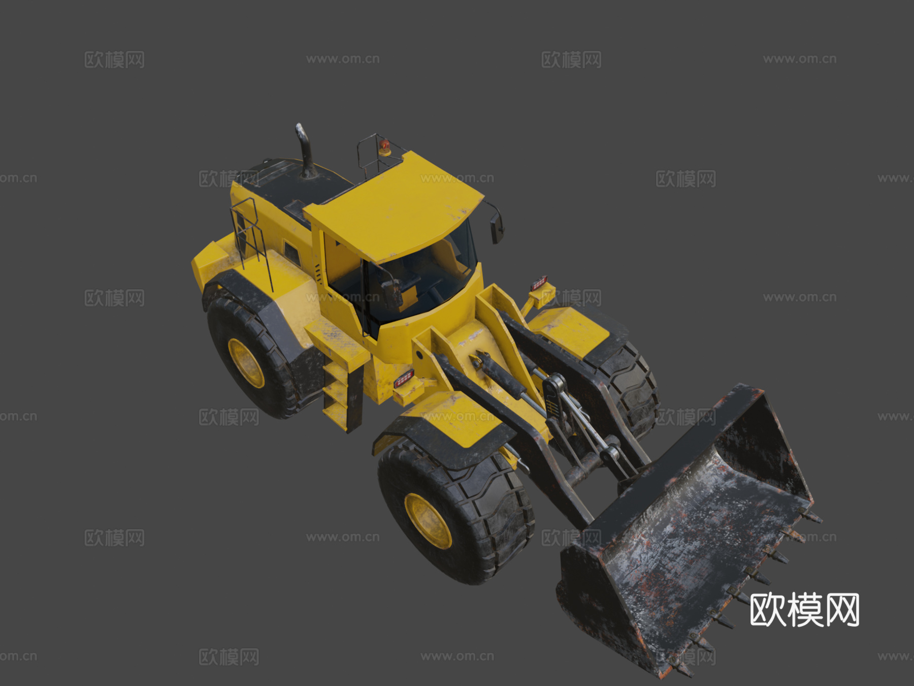 轮式装载机su模型