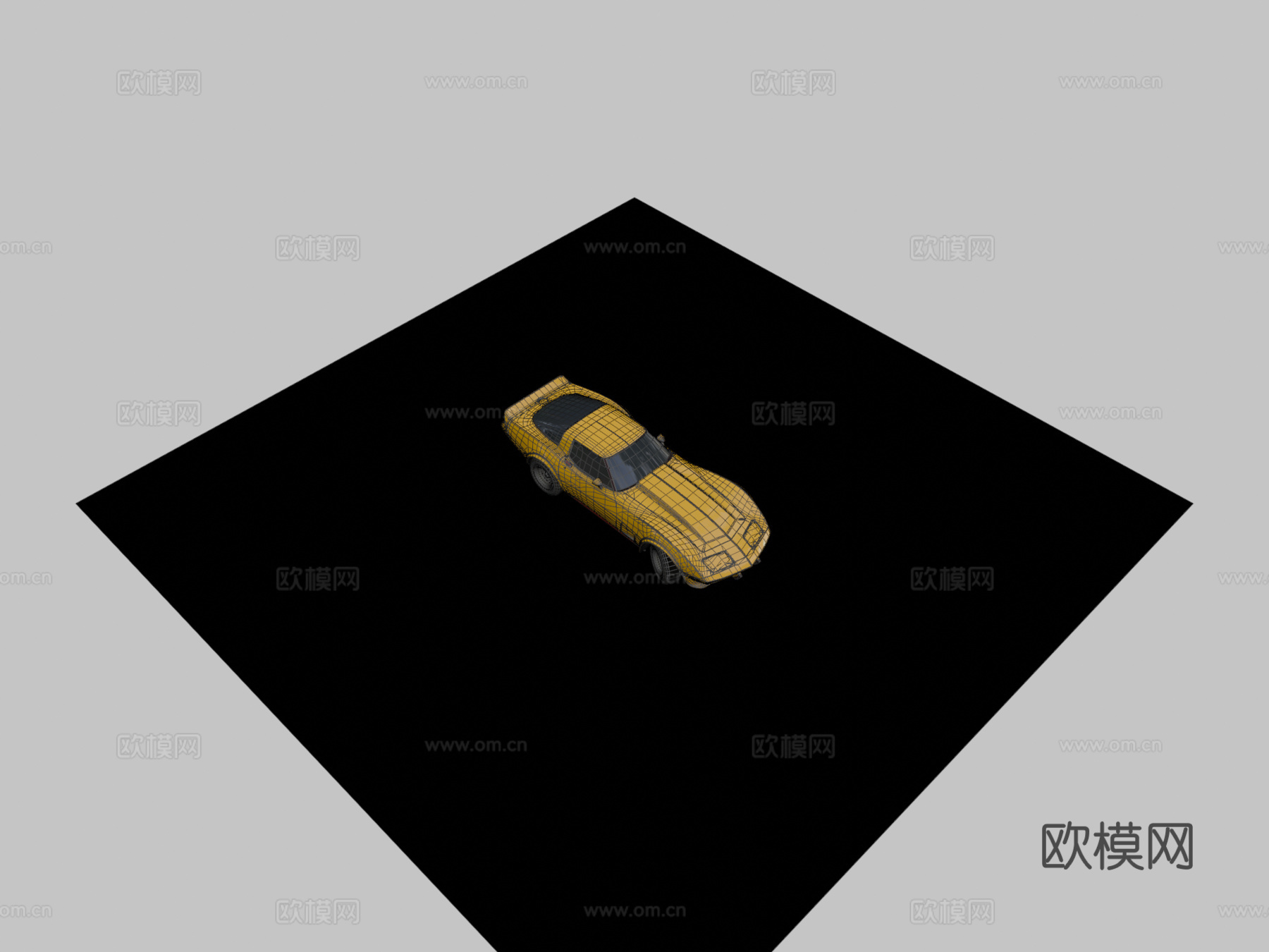 雪佛兰科尔维特 1978su模型