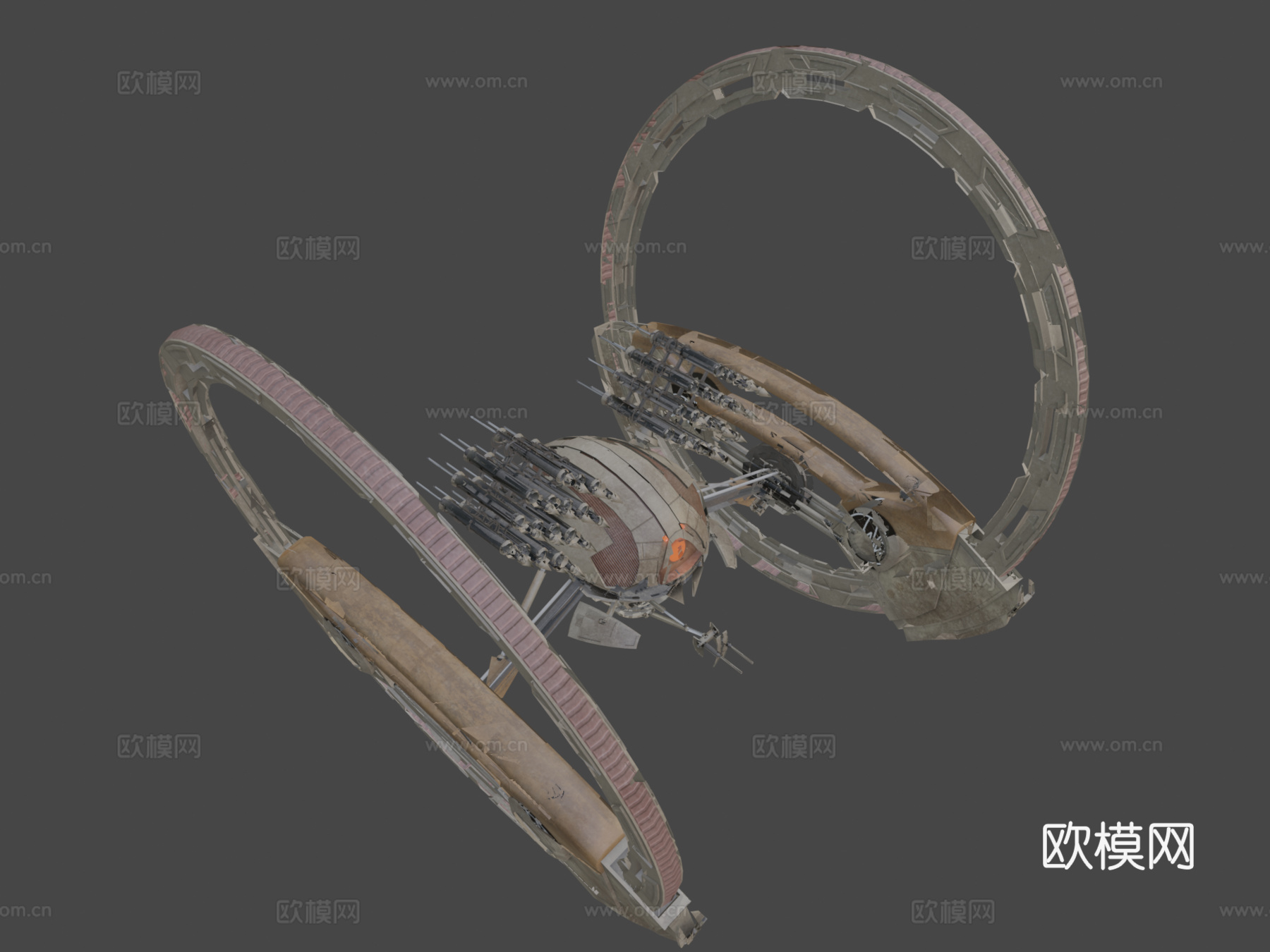 IG-227冰雹级机器人坦克su模型