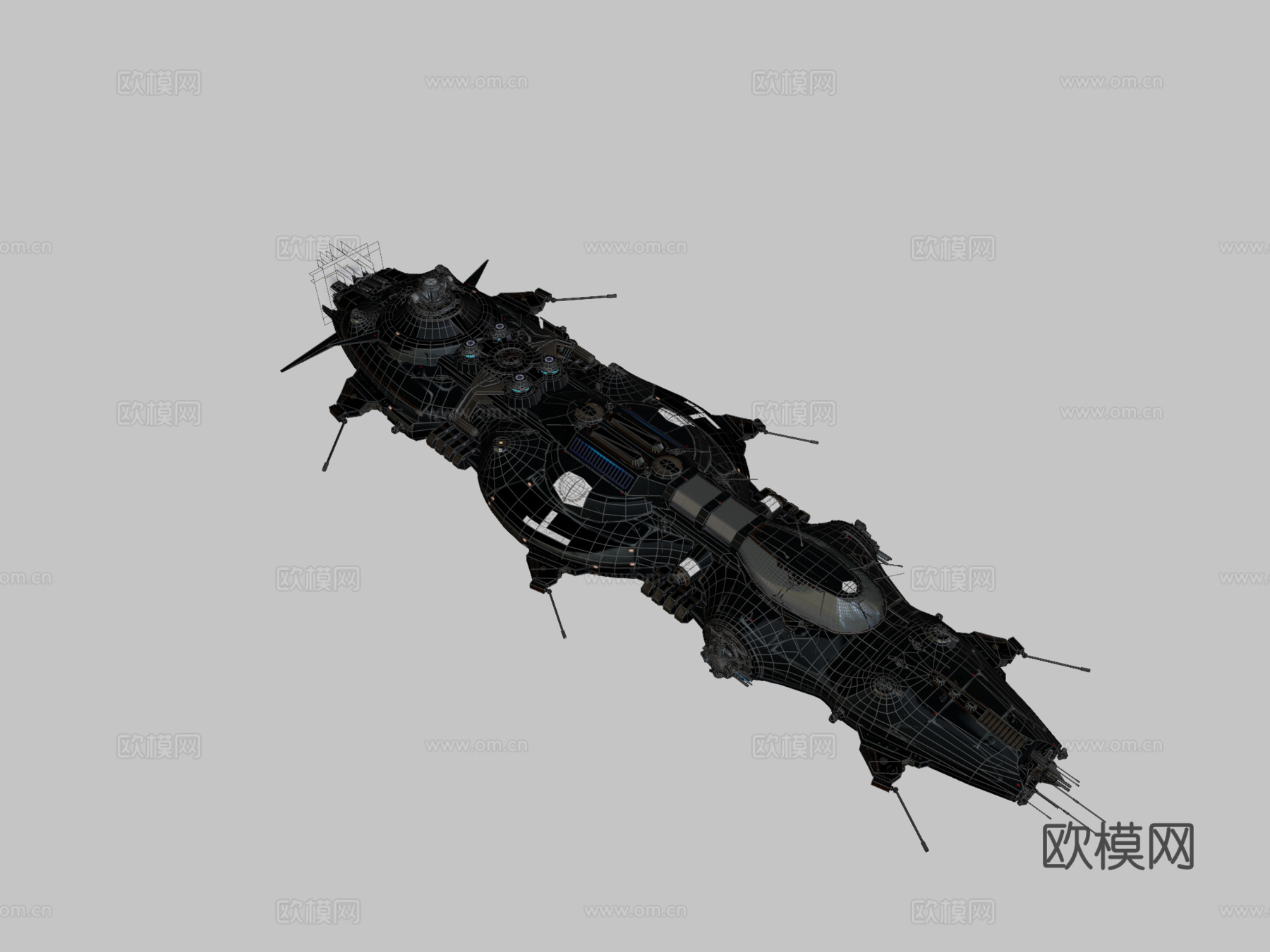 联邦驱逐舰‘安塔瑞斯’su模型