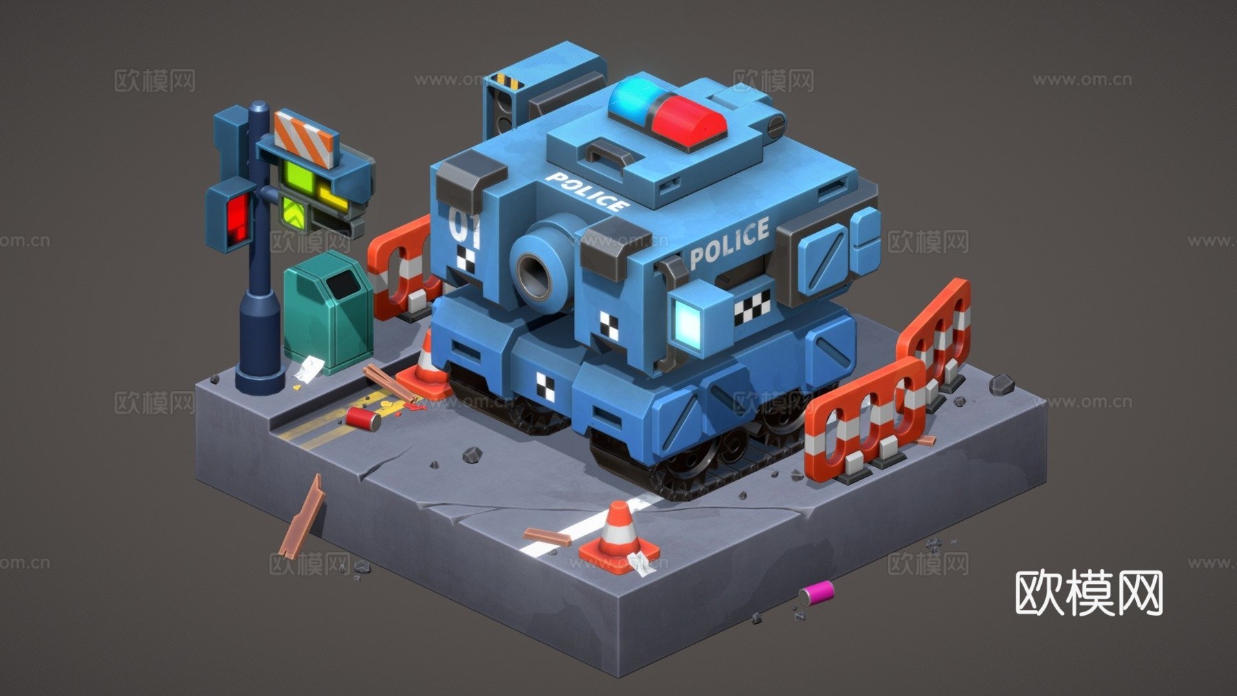 箱式坦克su模型