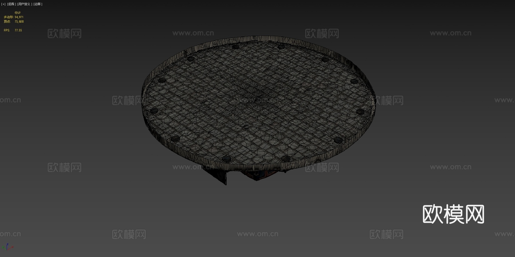 布鲁厄姆马车-游戏就绪3D模型su模型