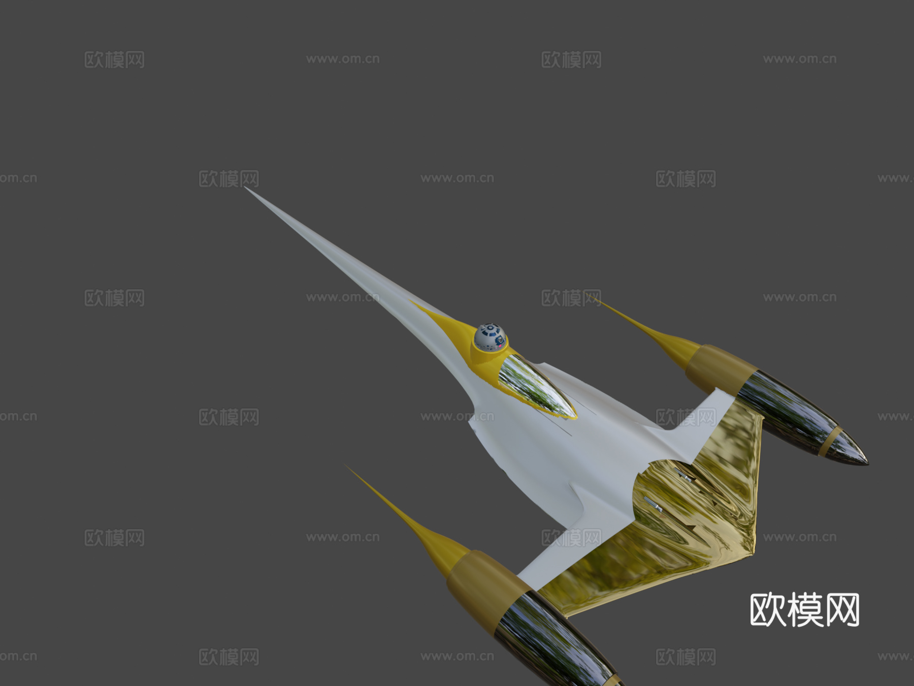 纳布星际战斗机su模型