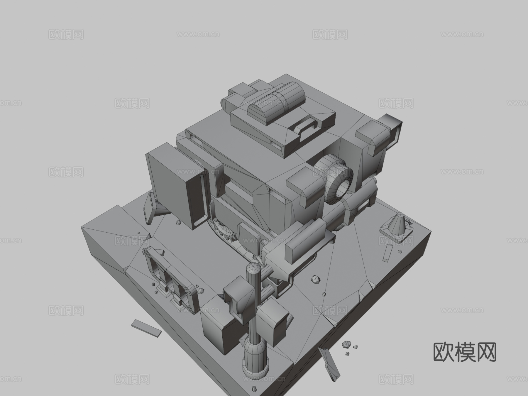 箱式坦克su模型