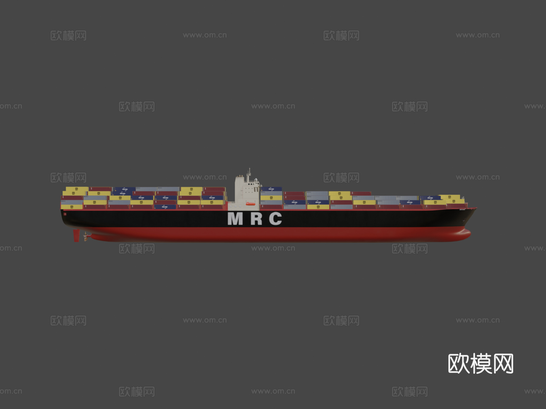 集装箱船su模型