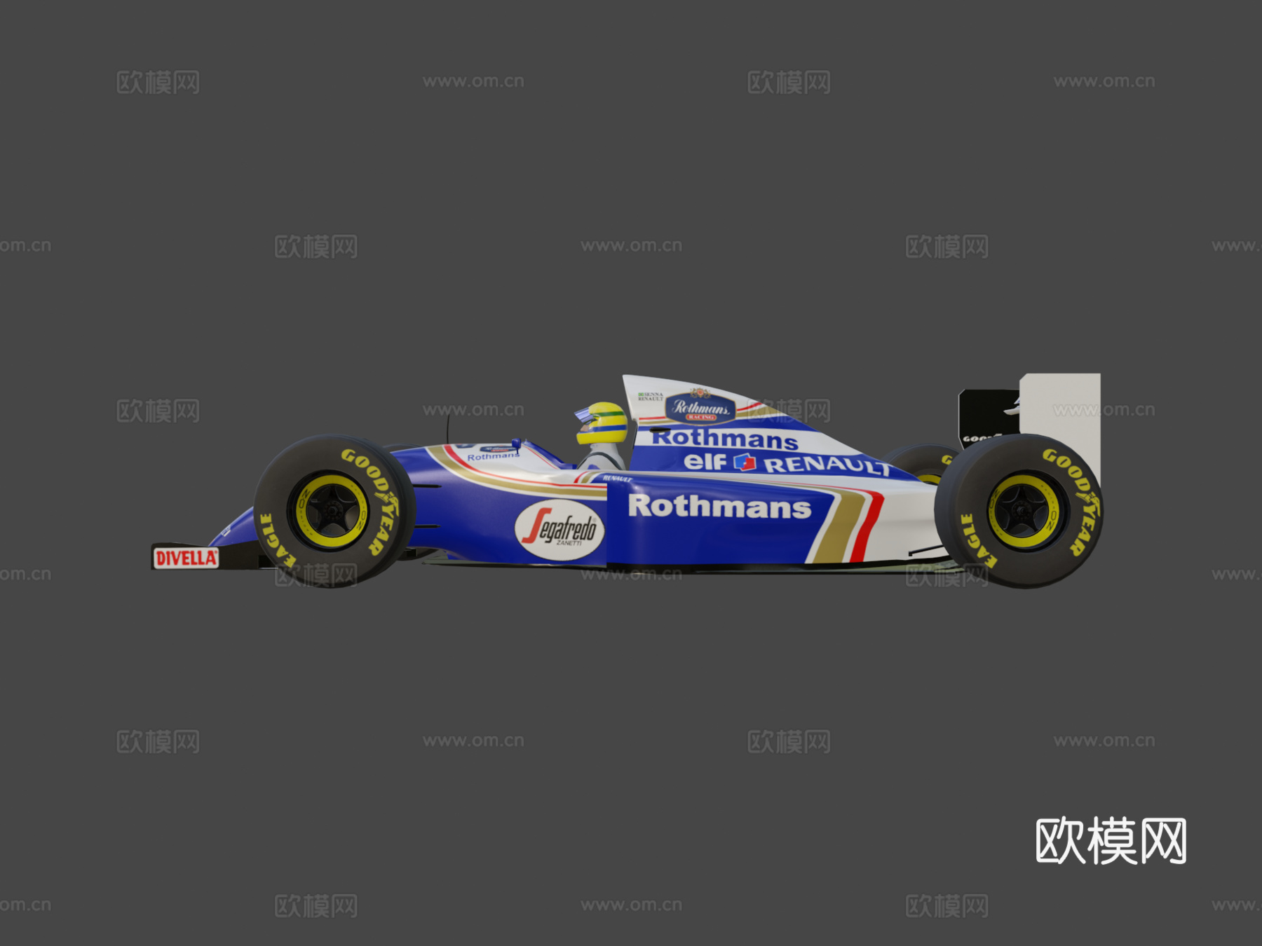 威廉姆斯FW16 + 艾尔顿·塞纳su模型