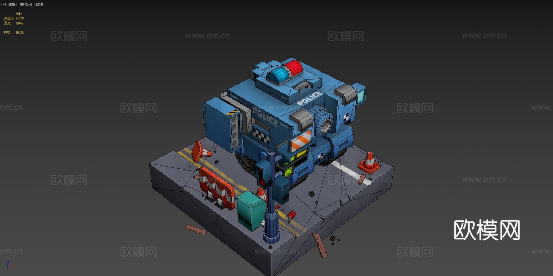 箱式坦克su模型