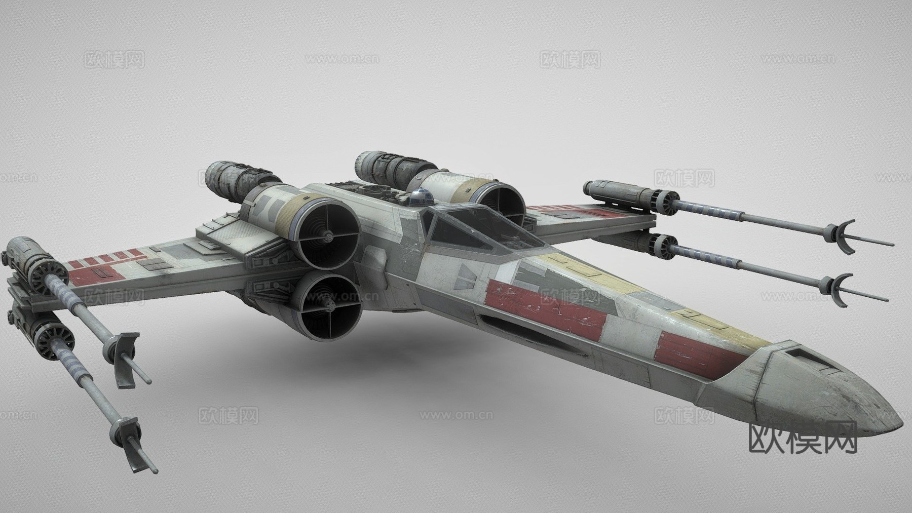 X翼战斗机（纹理更新）su模型