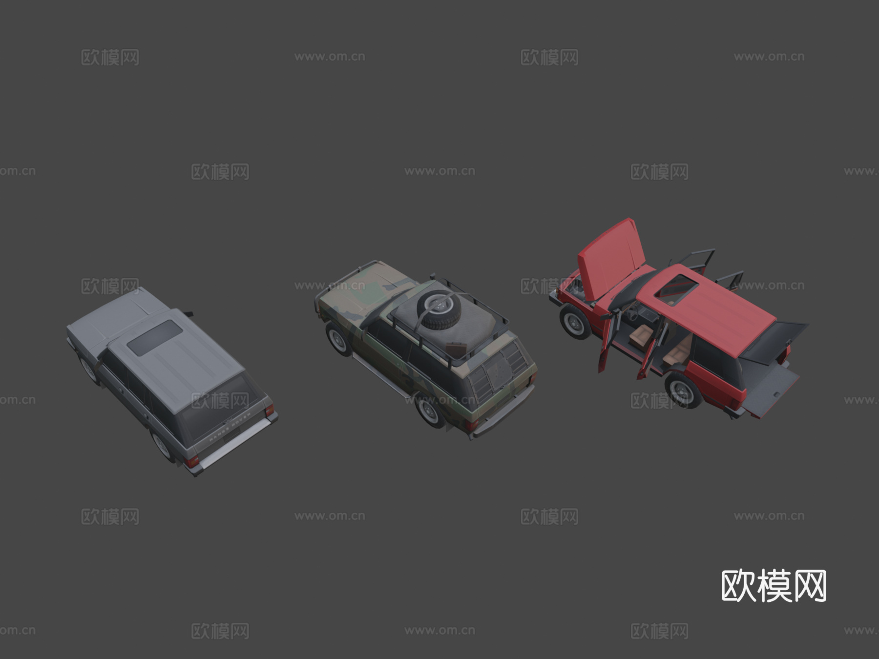 年路虎揽胜经典版V2su模型