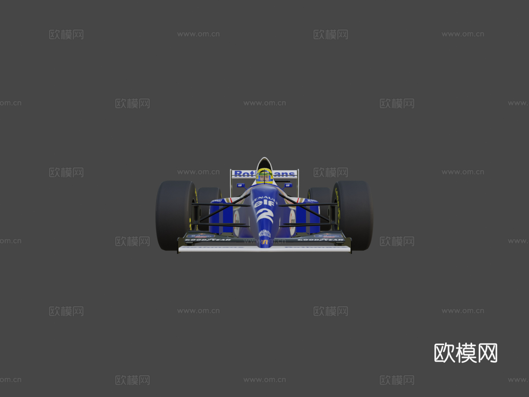 威廉姆斯FW16 + 艾尔顿·塞纳su模型