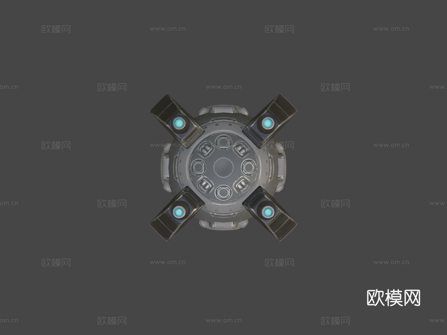 着陆舱动画su模型