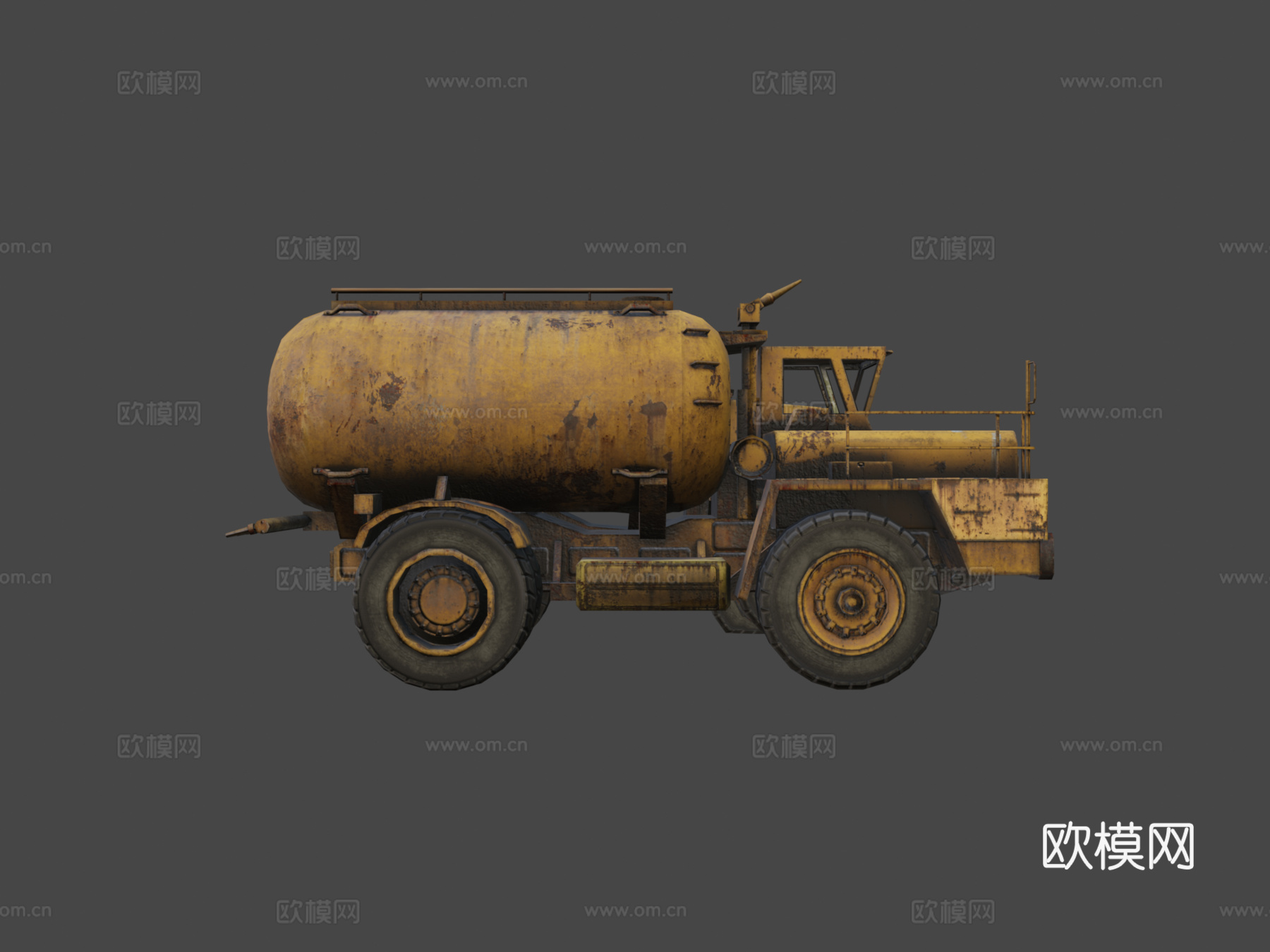 别拉斯540油罐卡车su模型