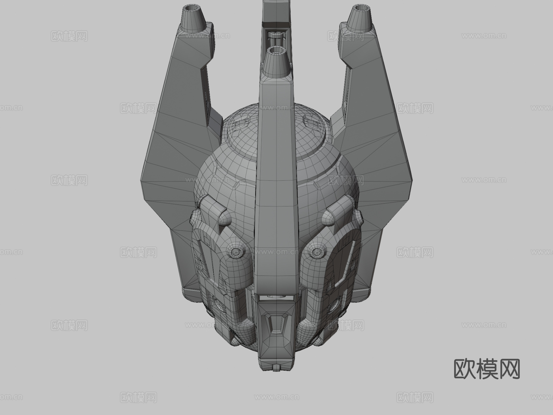 着陆舱动画su模型