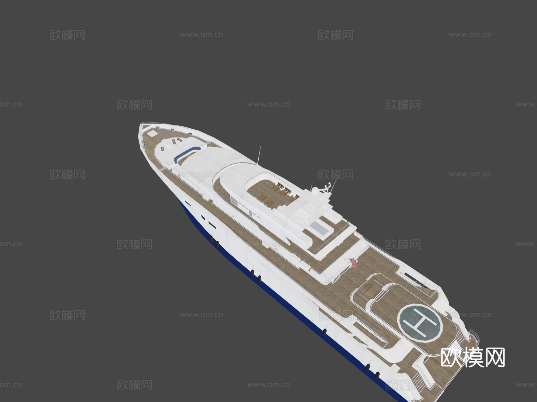 弗里基的游艇su模型