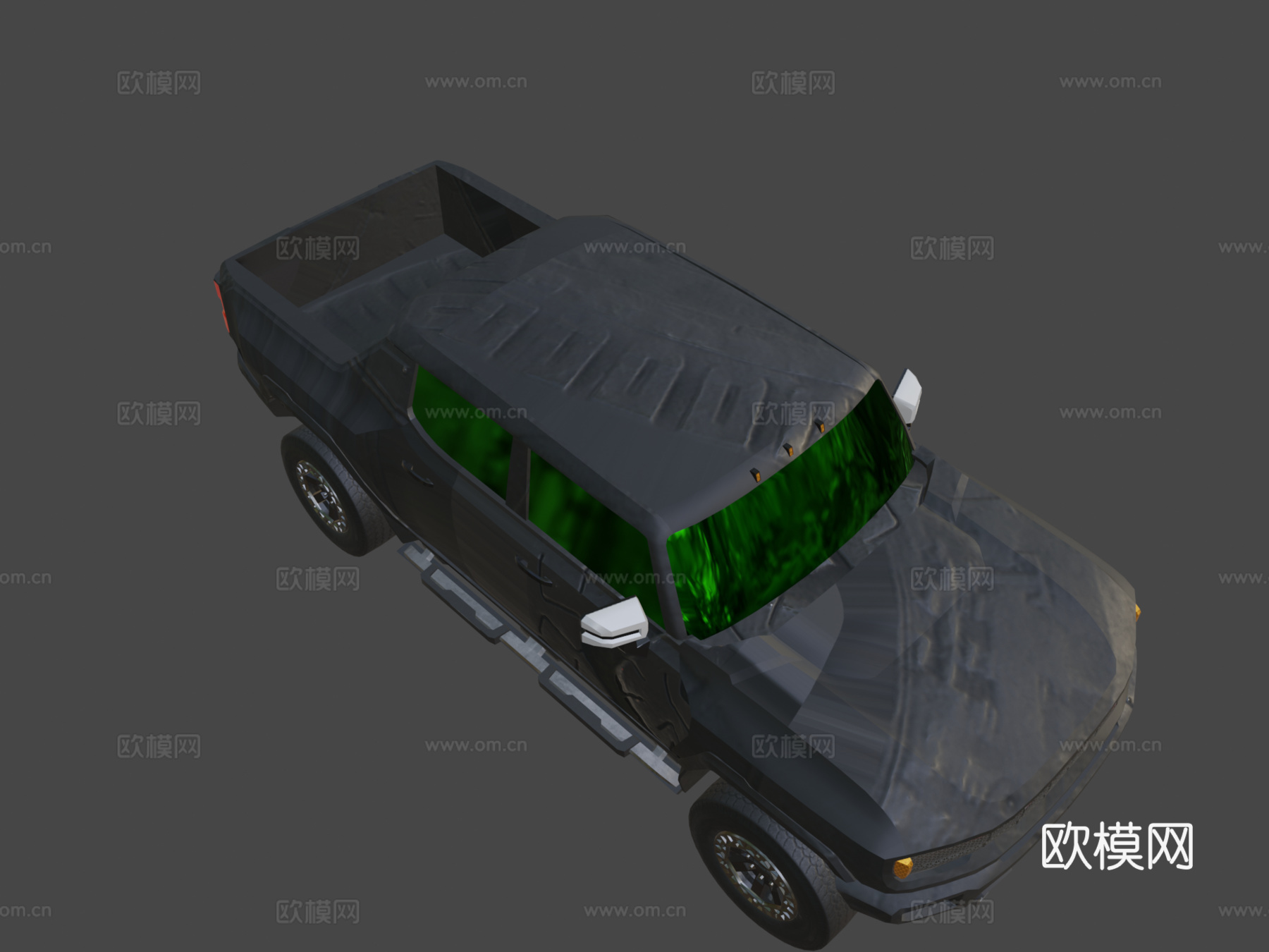 悍马EV-低多边形su模型