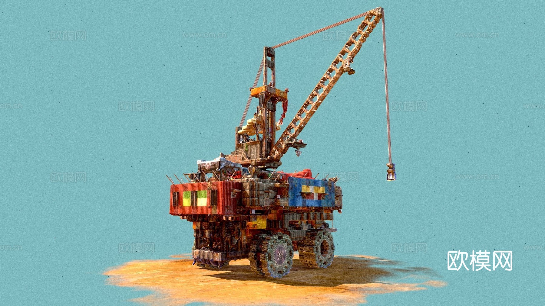 废土卡车我的世界扫描版su模型