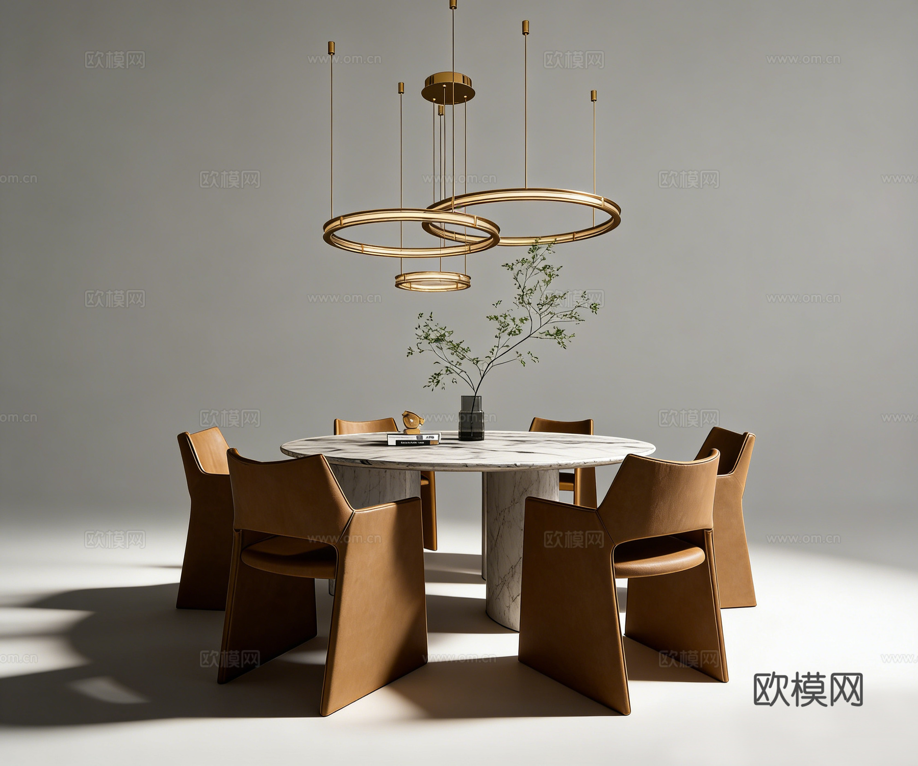 现代餐桌su模型