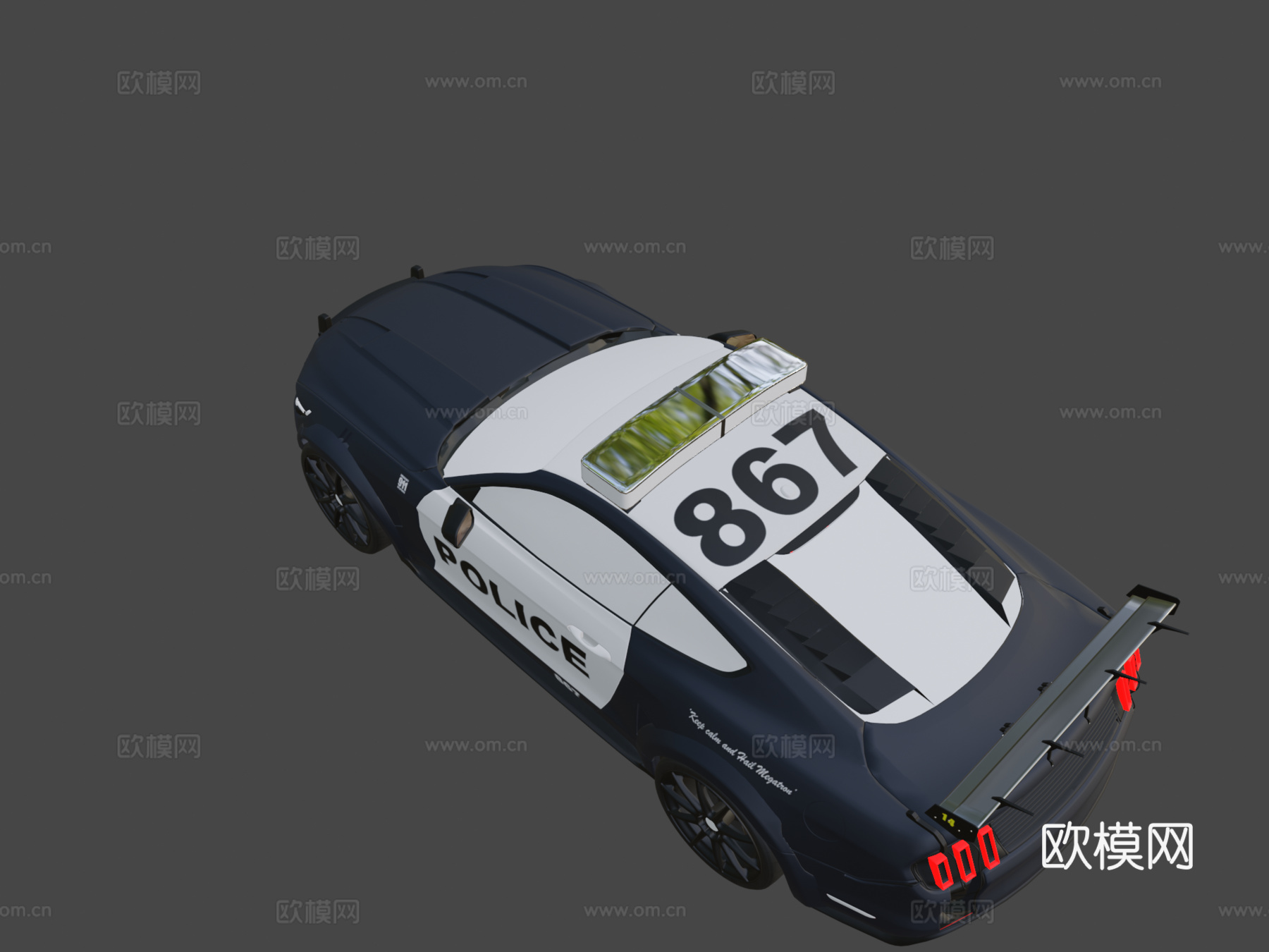 年福特野马警用拦截车（作者kevin（ケビン））su模型