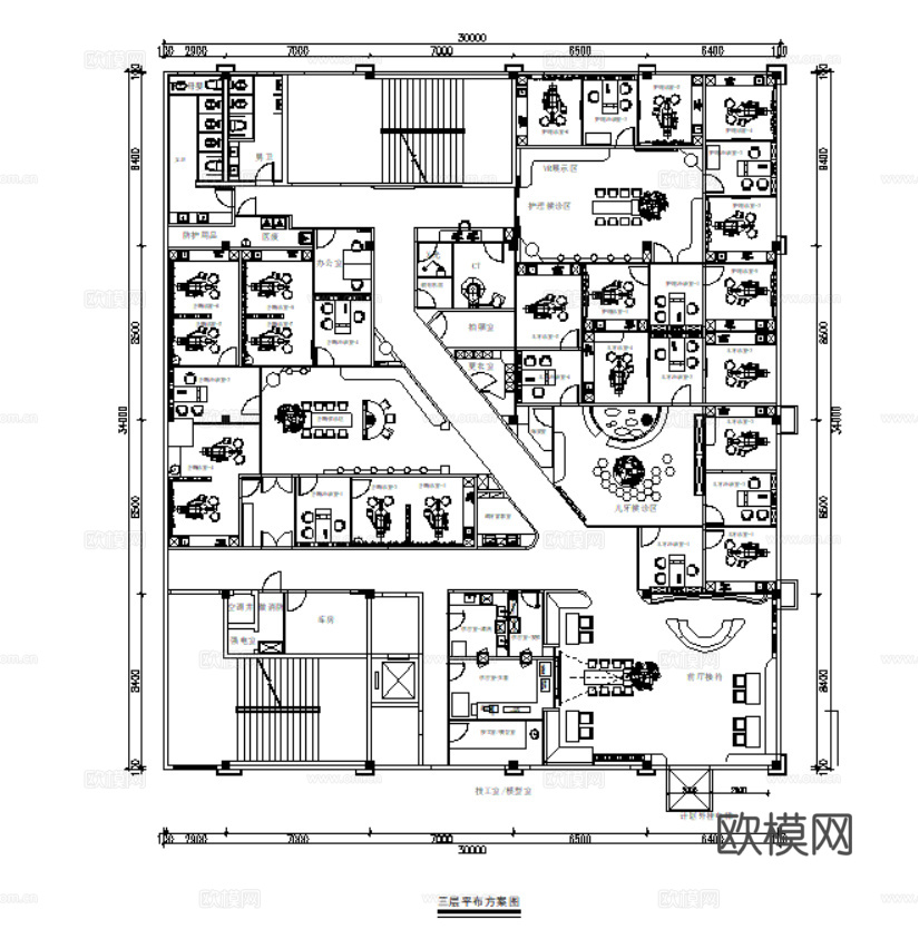 口腔诊所 牙科专科医院 口腔护理中心 牙科诊所 牙科医院cad施工图