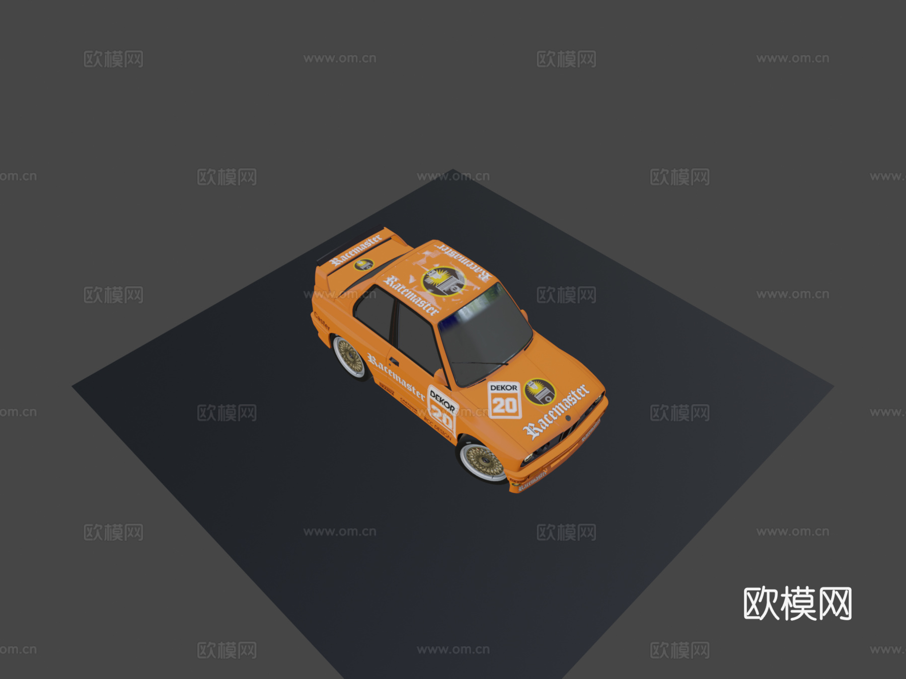 卡通旅行车su模型