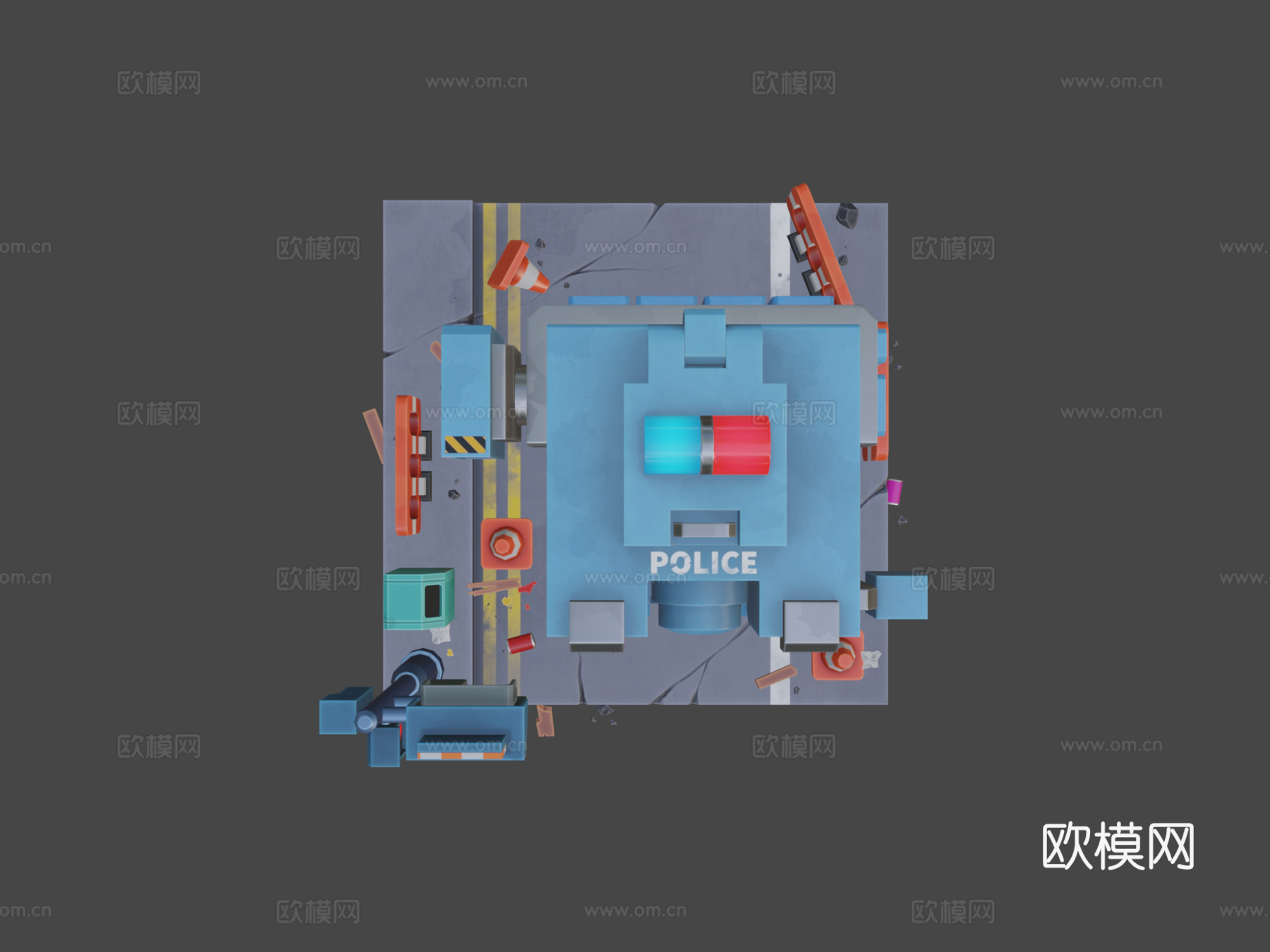 箱式坦克su模型