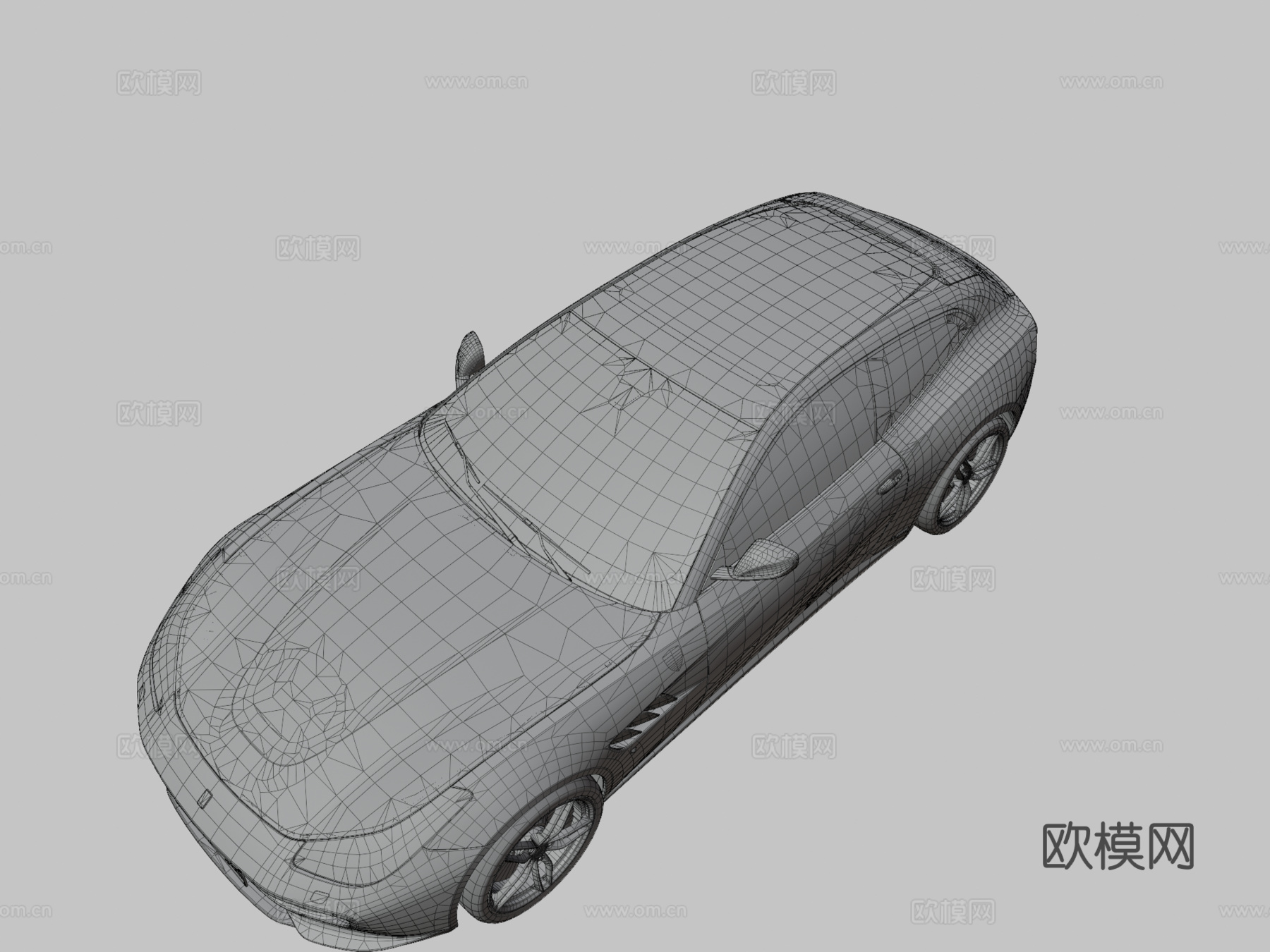 法拉利GTC4 Lusso型su模型