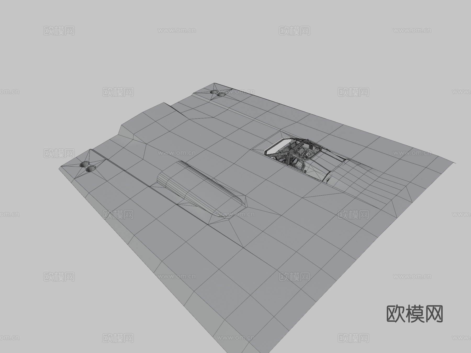 西农纳特里克斯驾驶舱su模型