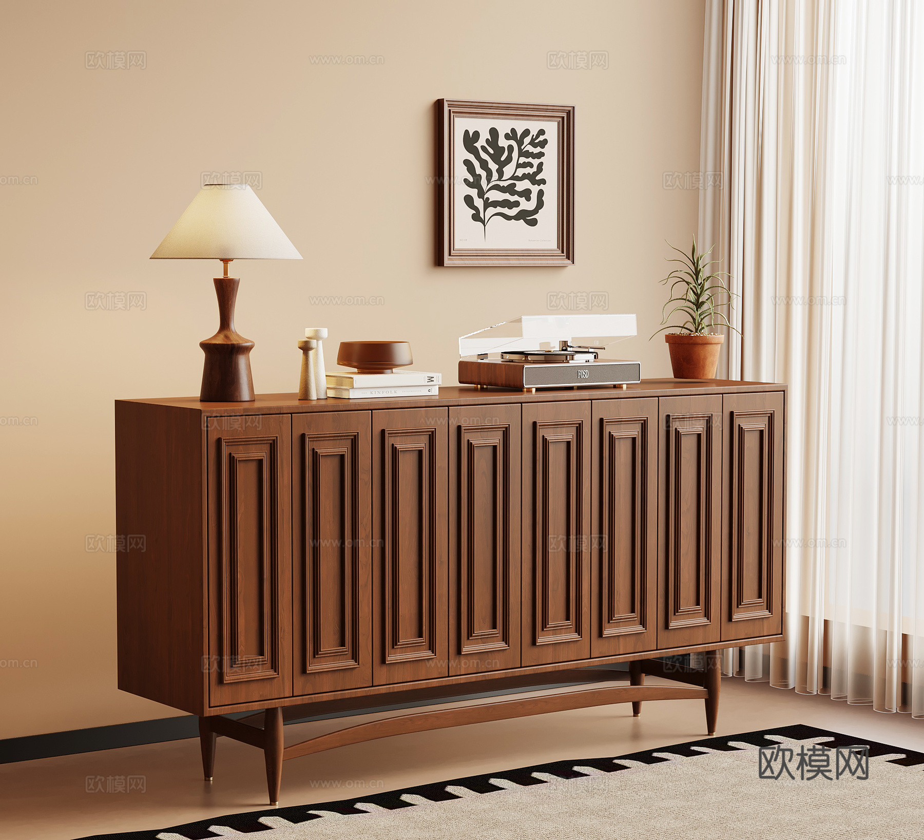 中古玄关柜su模型