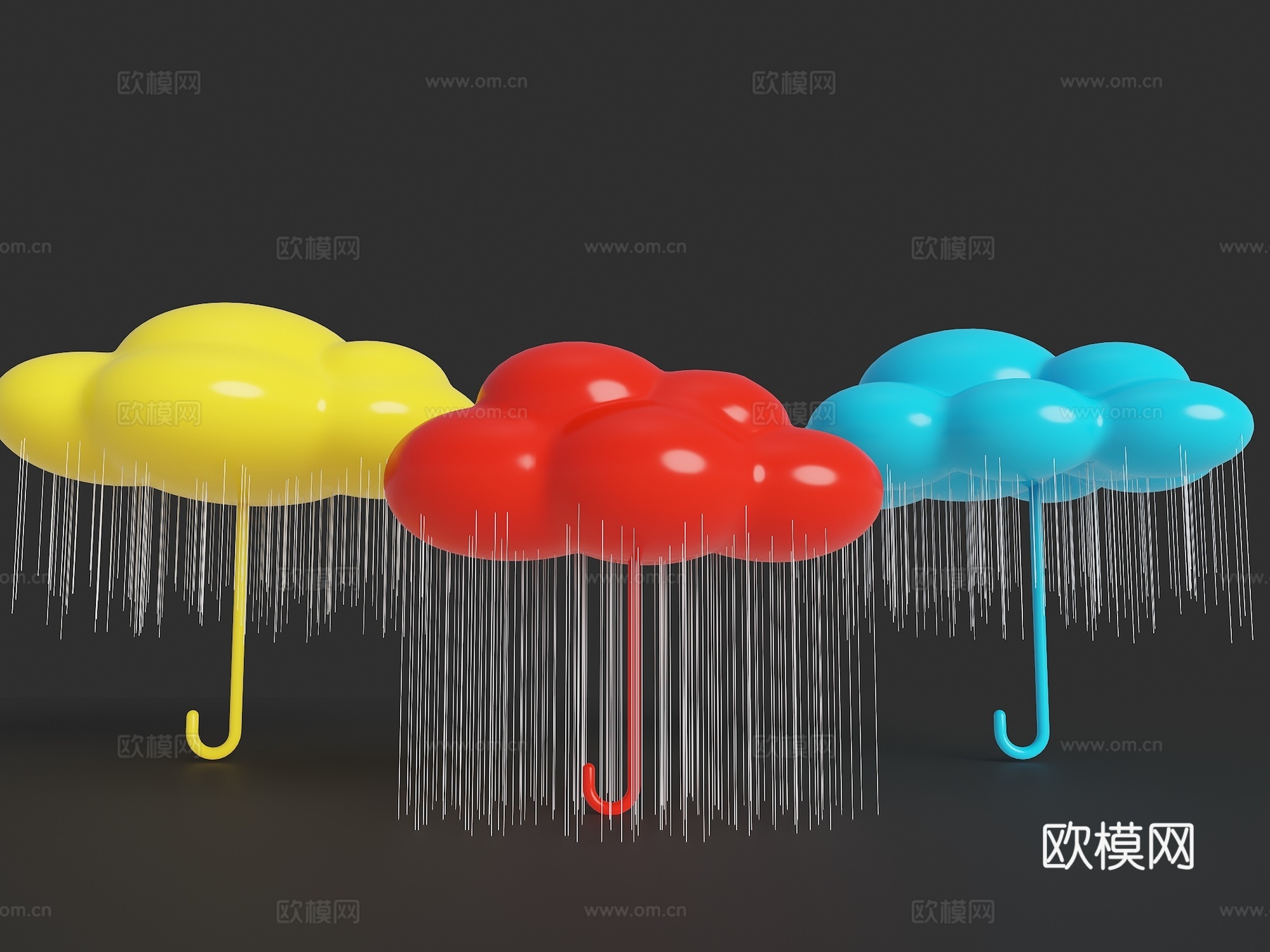 云朵雕塑 云朵亭子 云朵小品 下雨的云朵 云朵装饰 景观云朵su模型