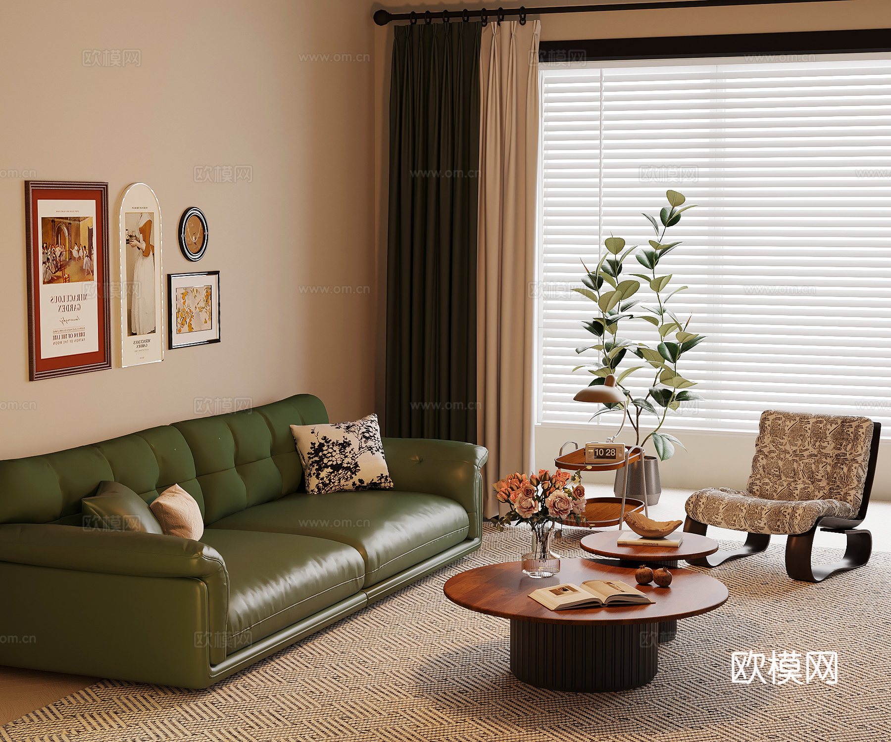 法式客厅su模型