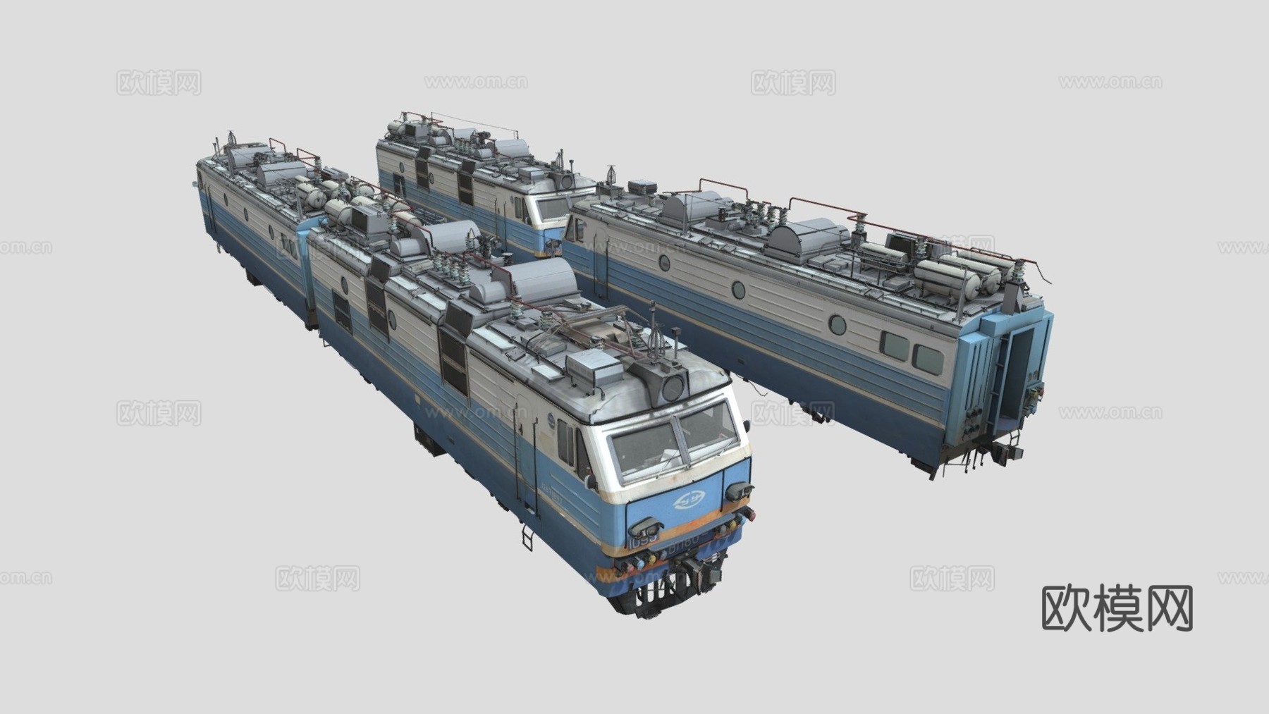 电力货运机车su模型