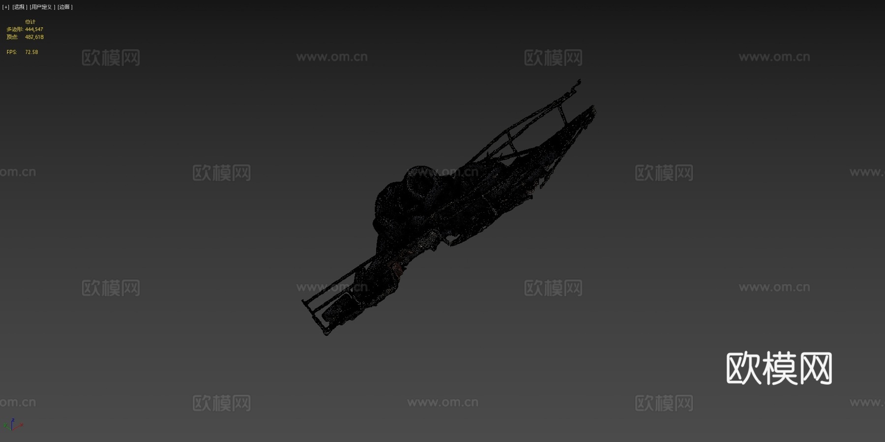 一卡车轮胎su模型