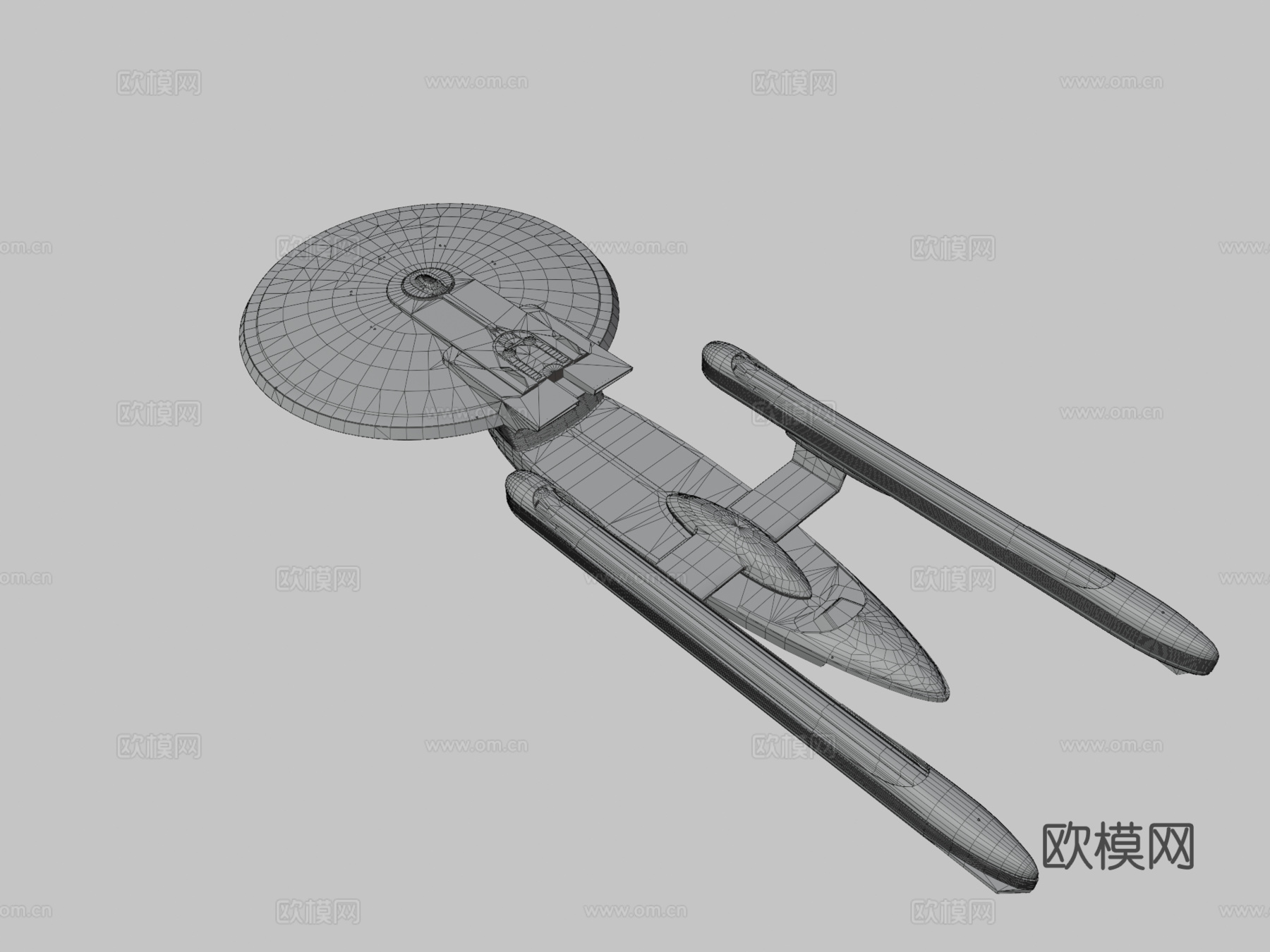 USS卓越号su模型