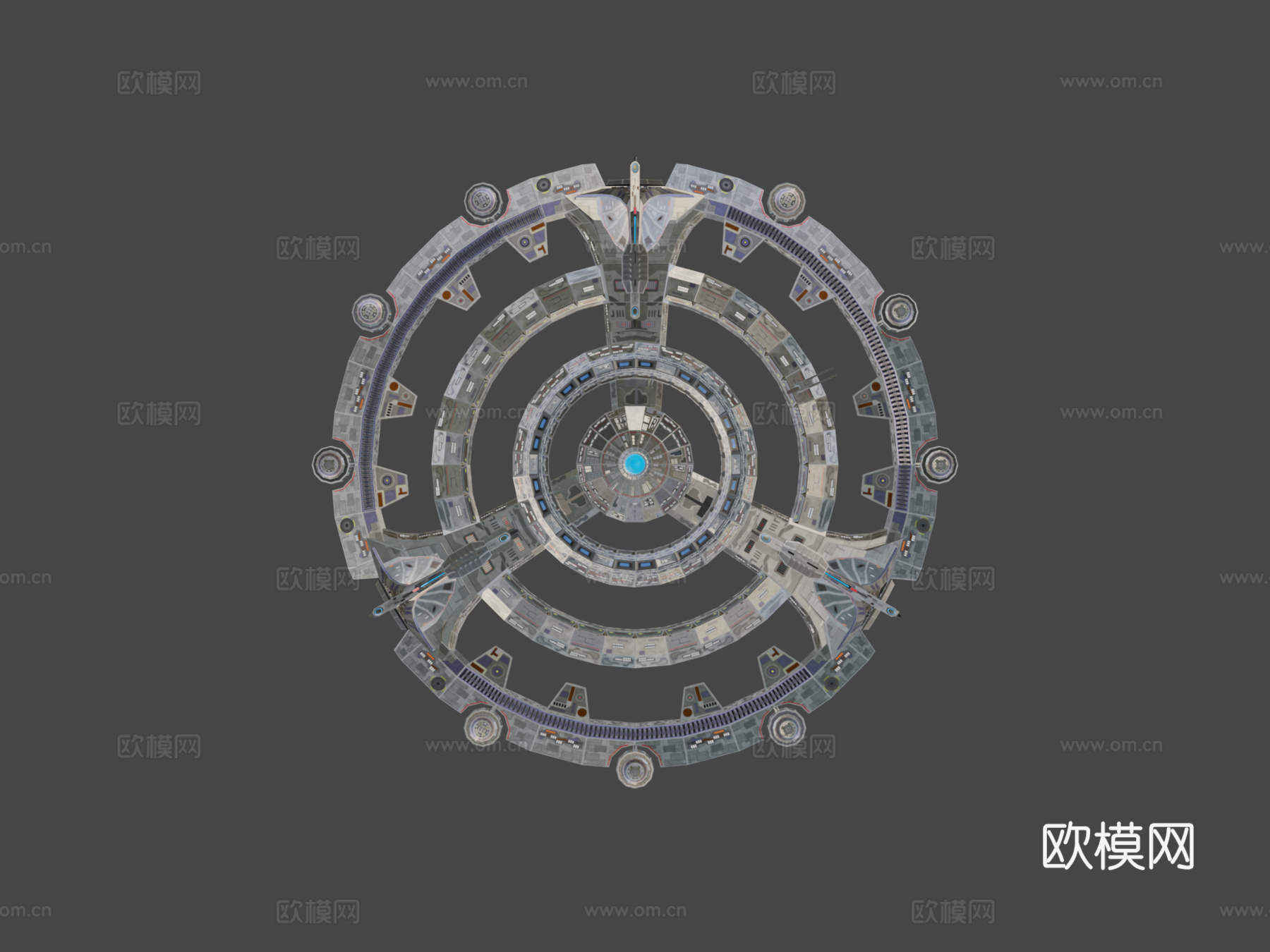 深空九号II空间站重新设计su模型