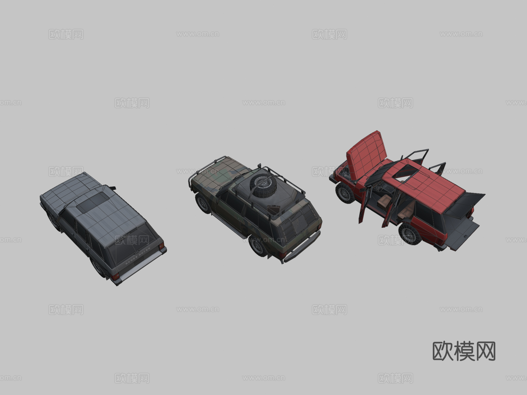 年路虎揽胜经典版V2su模型