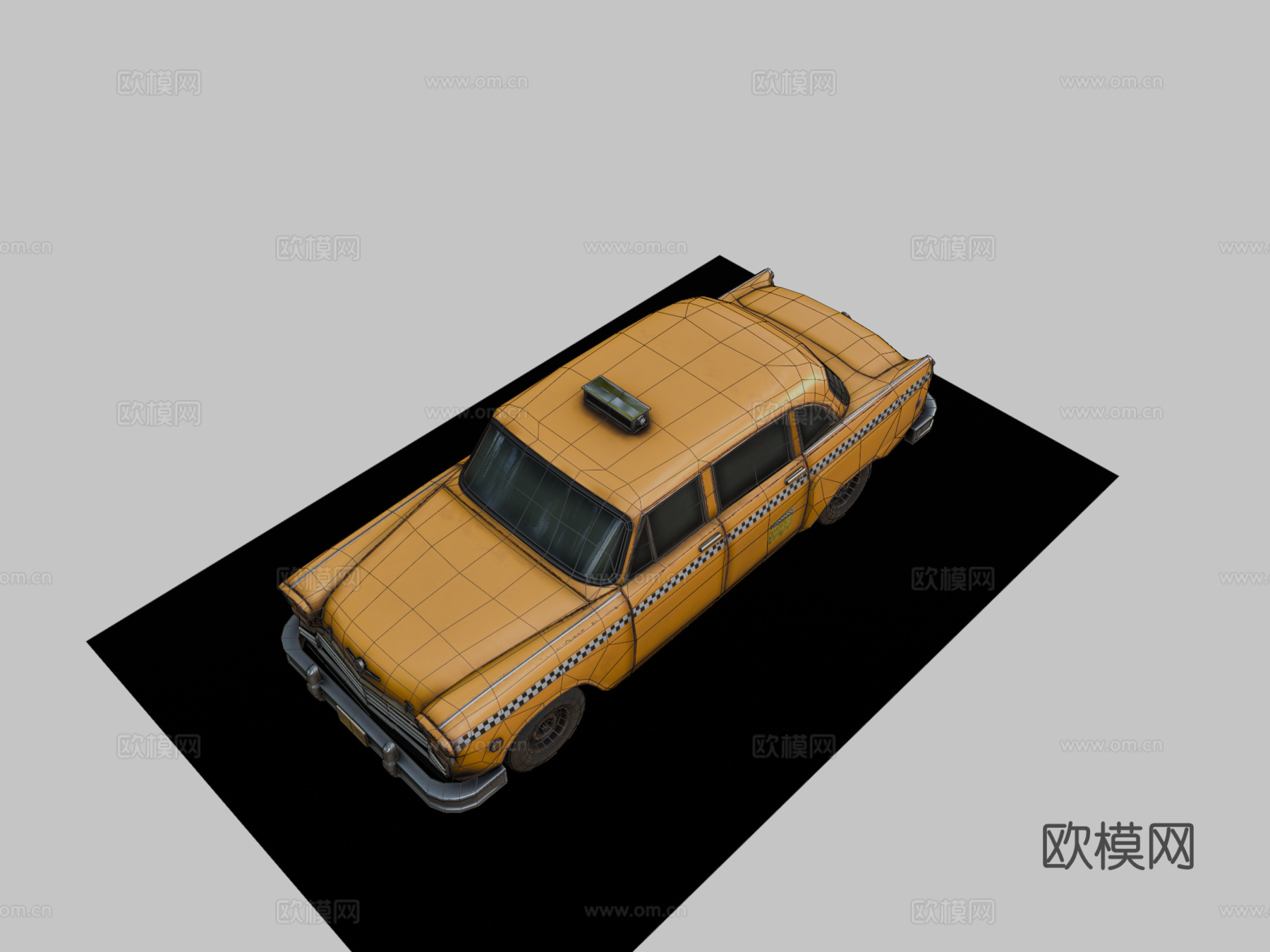 年切克马拉松出租车su模型