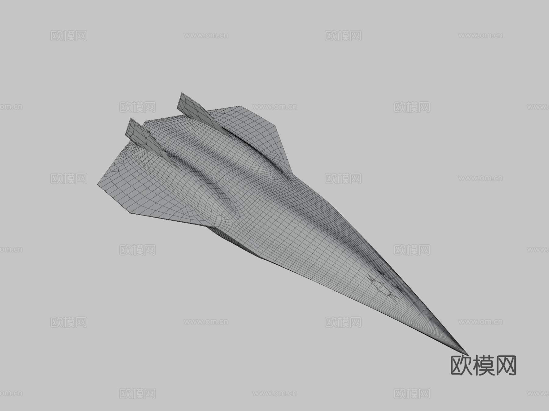 洛克希德马丁SR72黑星-壮志凌云-独行侠su模型