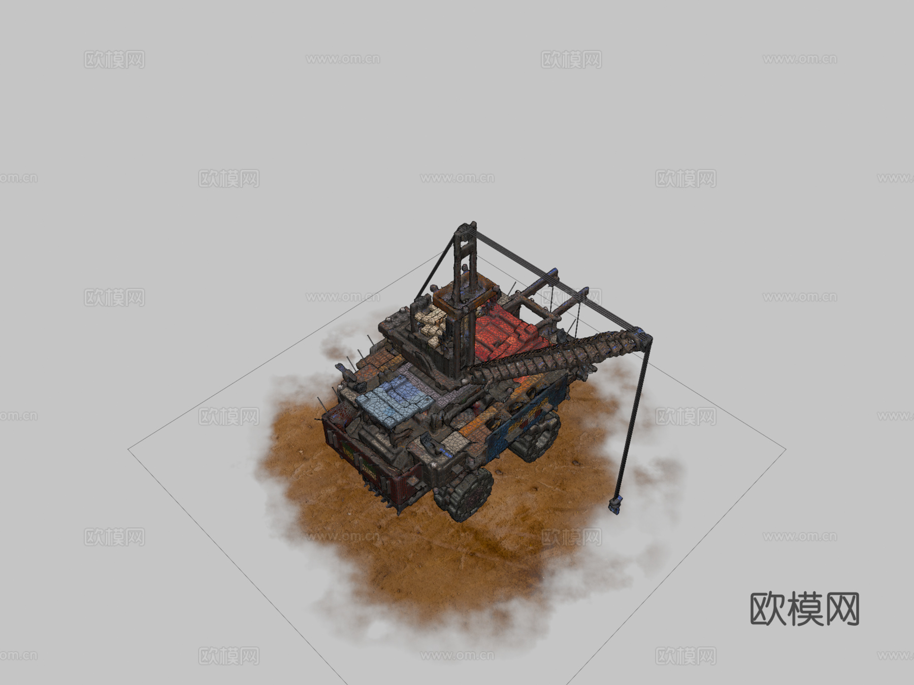 废土卡车我的世界扫描版su模型