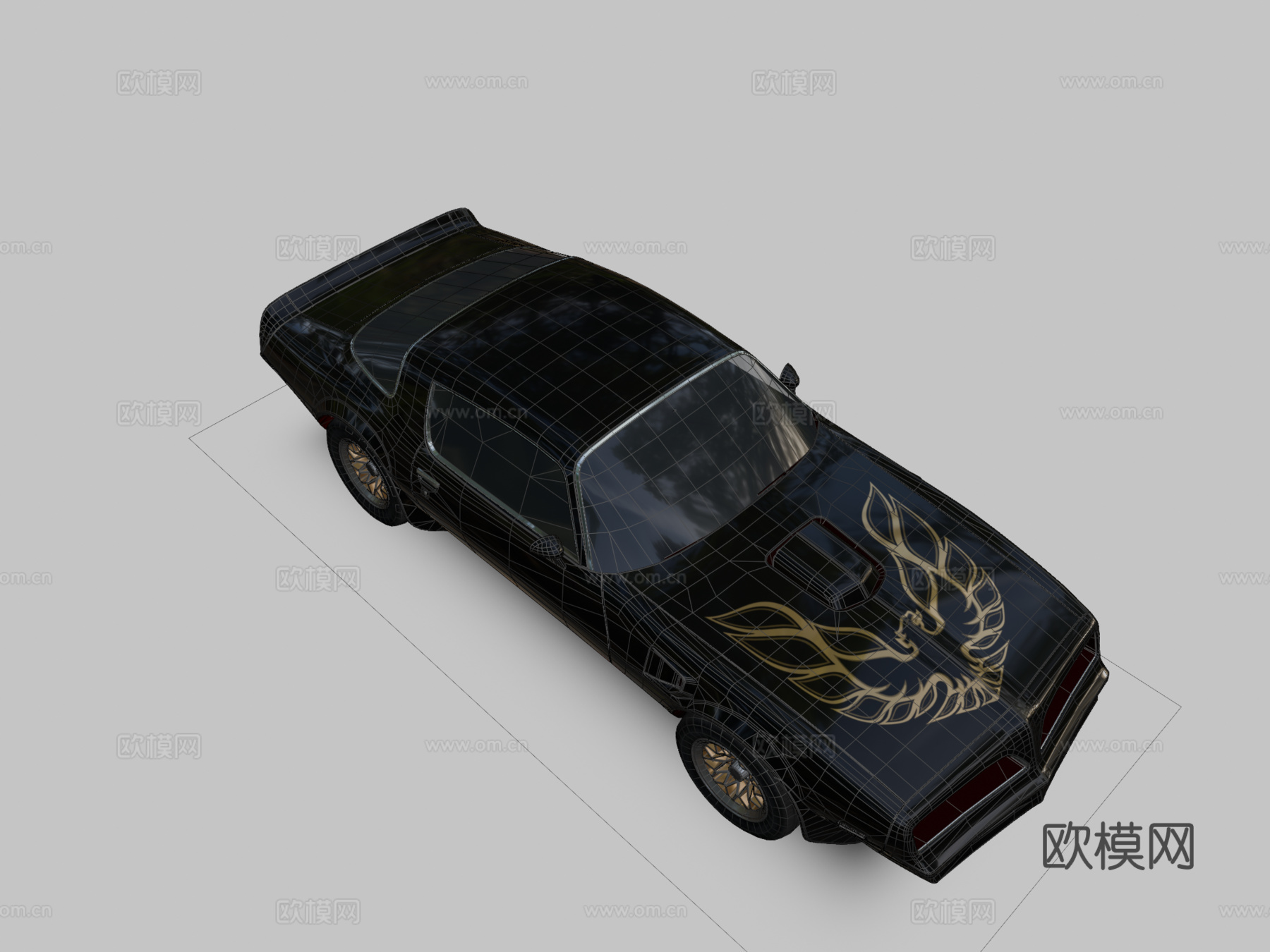 庞蒂克火鸟-Trans Am型su模型