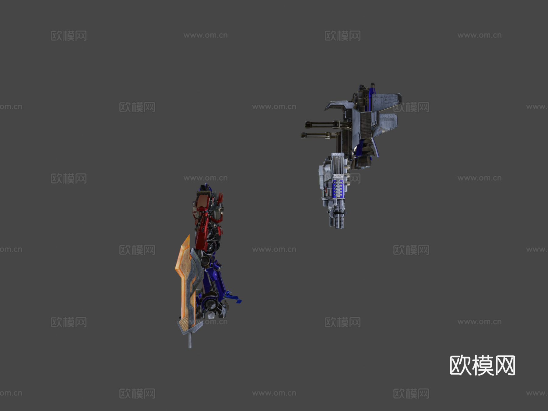 擎天柱G1-人类联盟版su模型