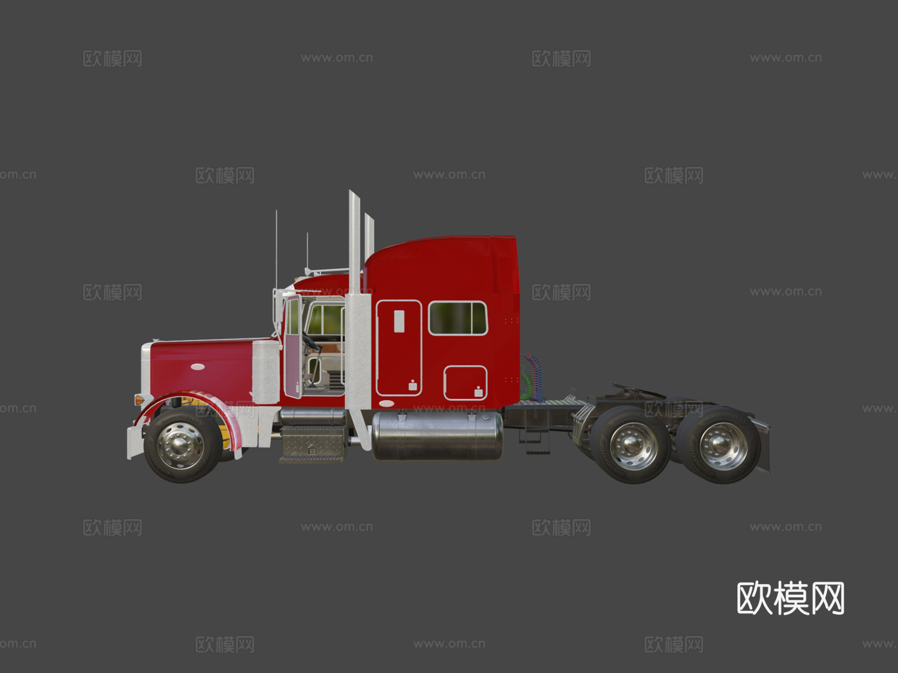 彼得比尔特379带内饰su模型