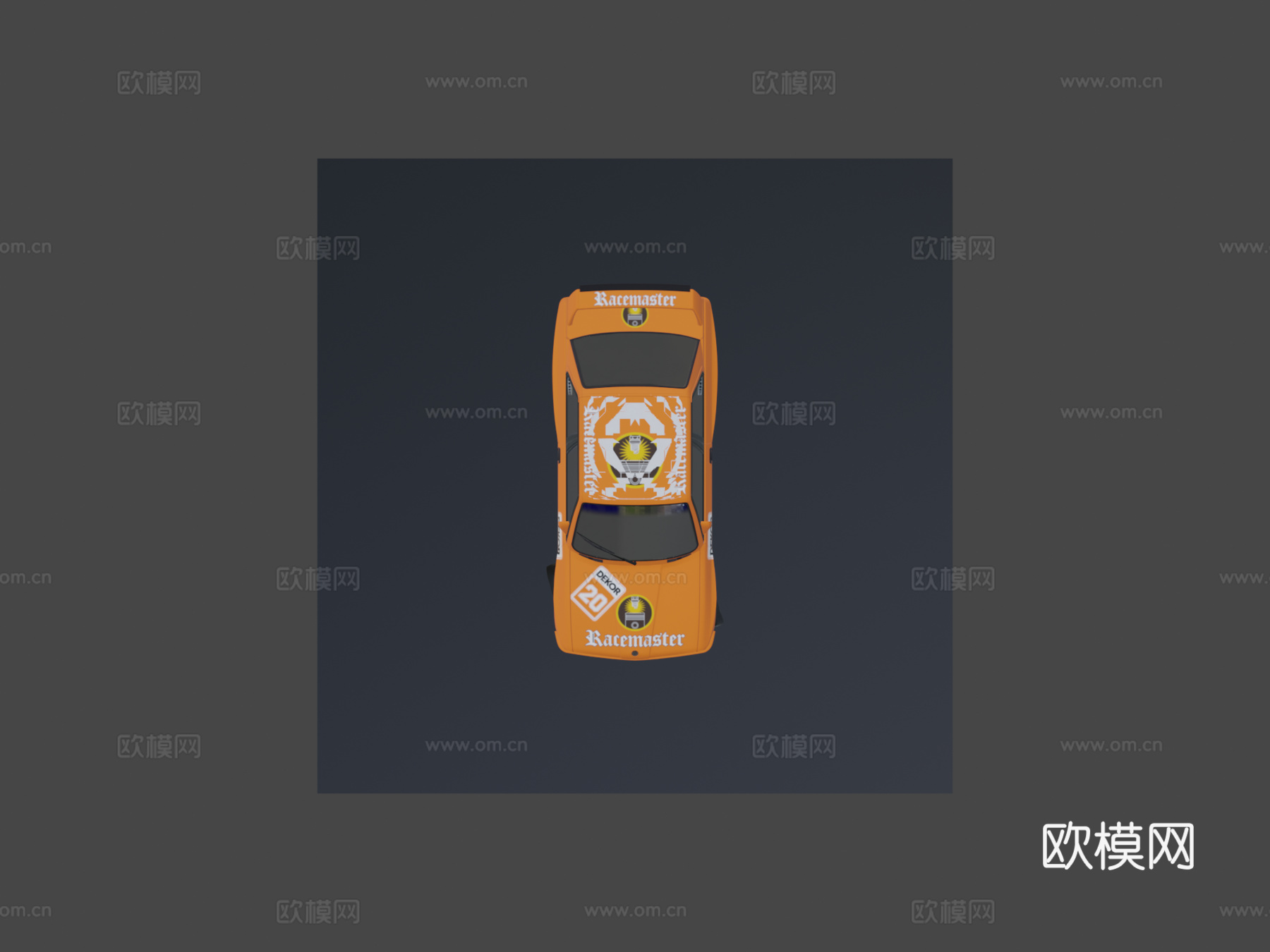 卡通旅行车su模型